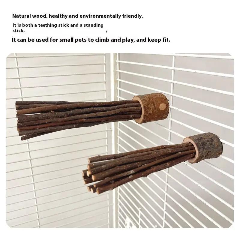Hamster Rabbit Guinea Pig Hamster Natural Log Molar Rod Toy by Sell My Stuff