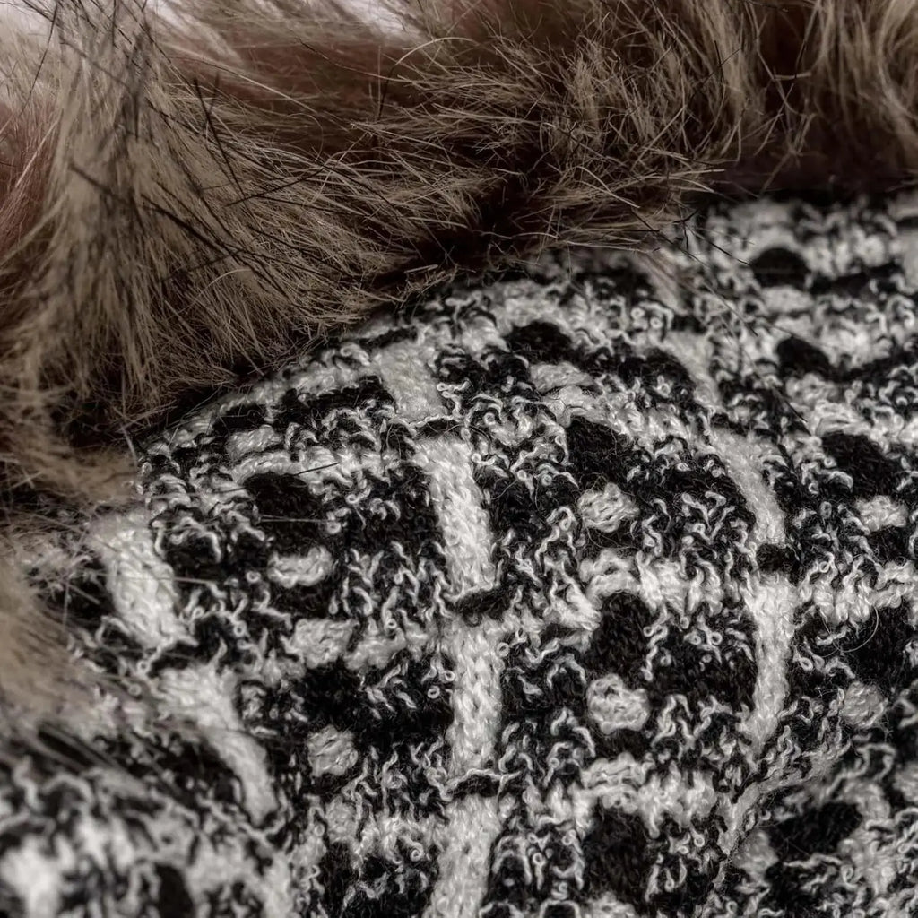 Dog Sweater Cloak Turtleneck Knit Coat XS-XL Small Dogs Winter Warm Wags & Whiskers Pet Supply