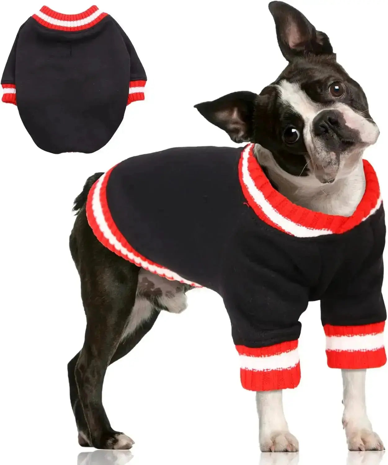 Dog Winter Fleece Pullover Sweater, Soft Warm Hoodie for Small to Medium Dogs by Wags & Whiskers Pet Supply