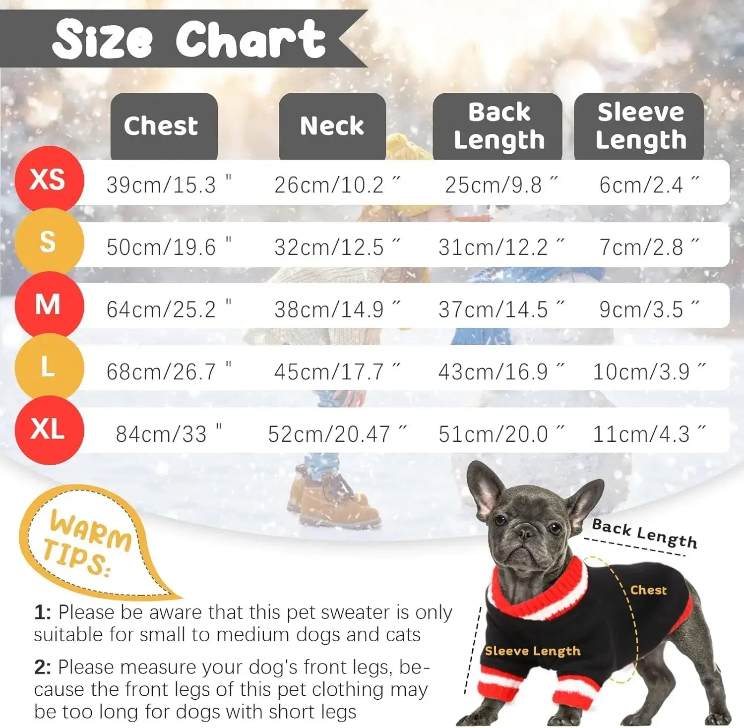 Dog Winter Fleece Pullover Sweater, Soft Warm Hoodie for Small to Medium Dogs Wags & Whiskers Pet Supply