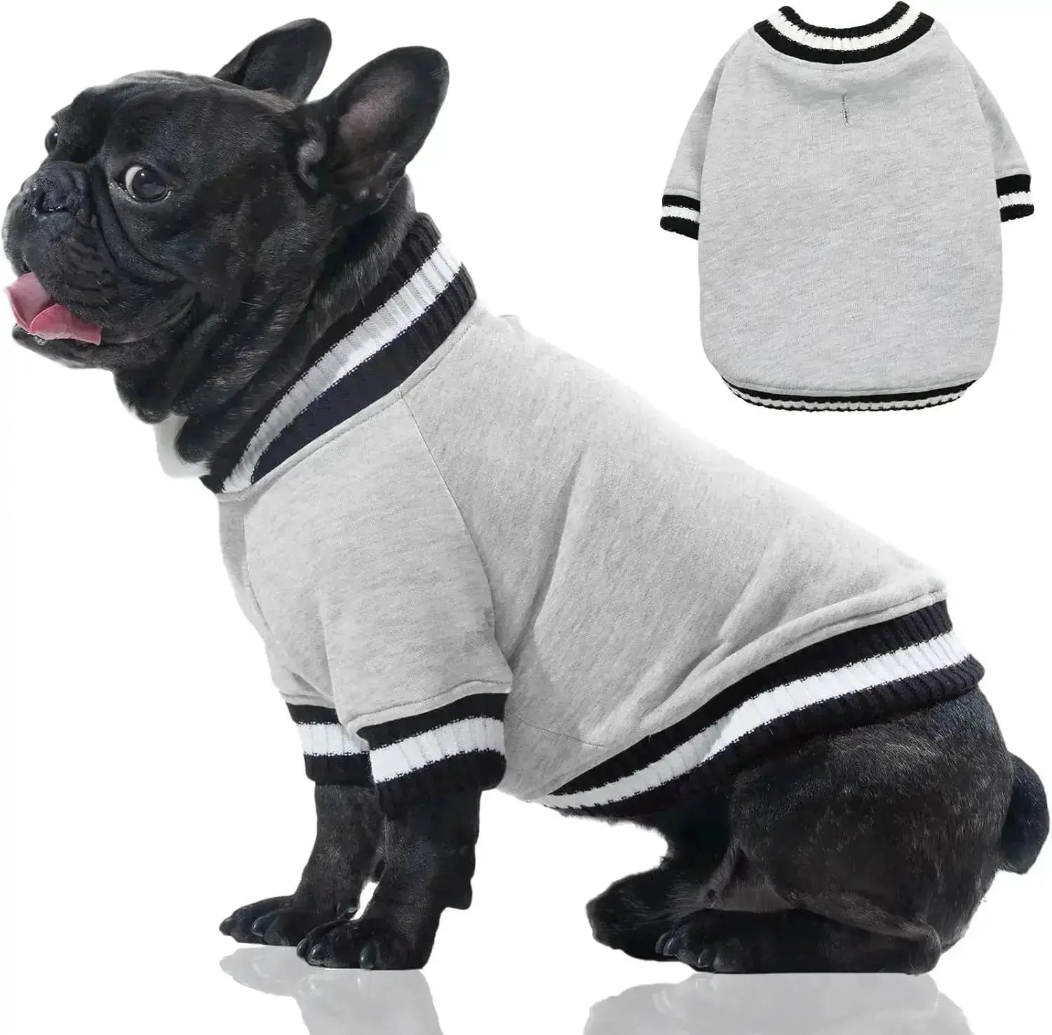 Dog Winter Fleece Pullover Sweater, Soft Warm Hoodie for Small to Medium Dogs by Wags & Whiskers Pet Supply