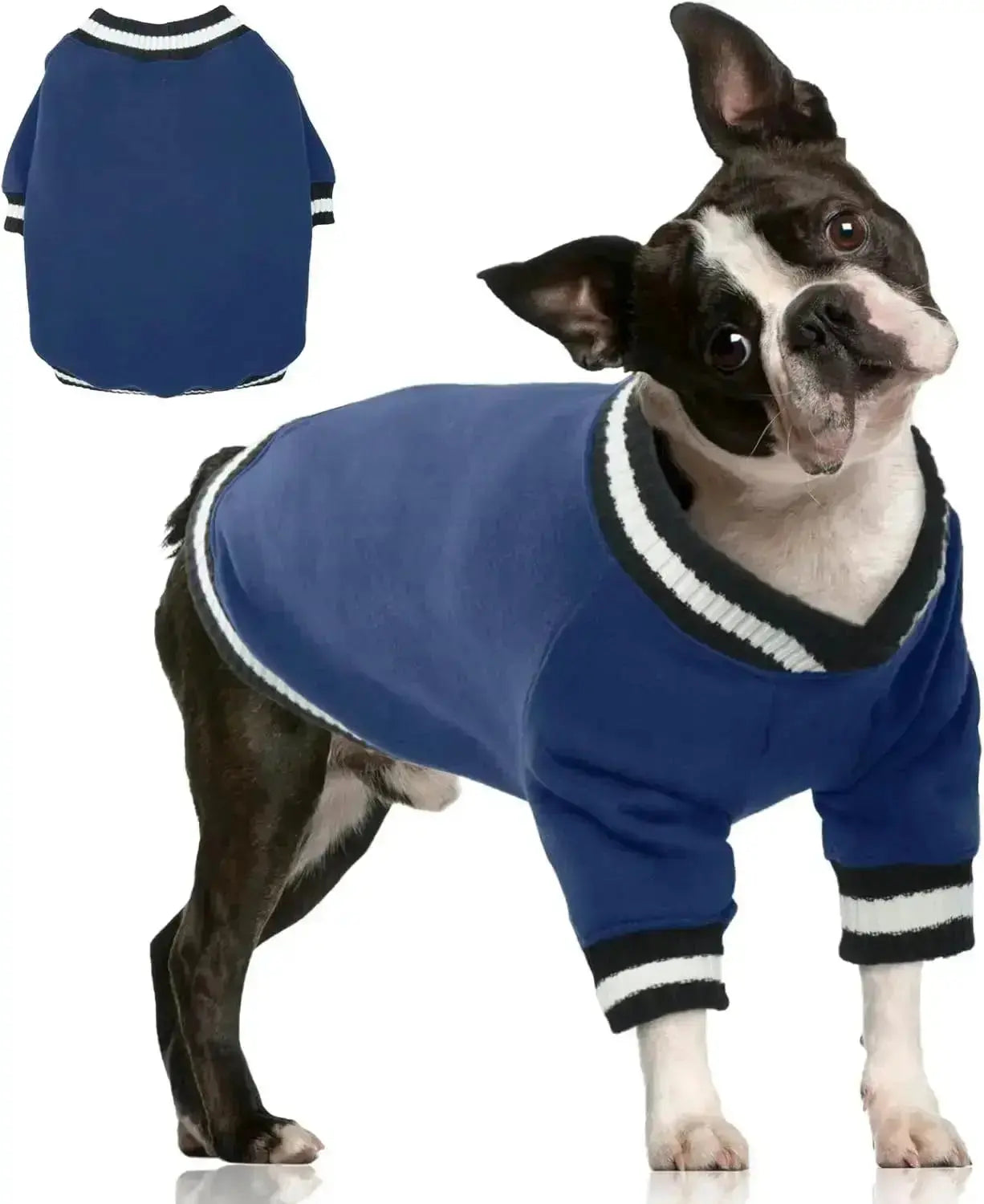 Dog Winter Fleece Pullover Sweater, Soft Warm Hoodie for Small to Medium Dogs by Wags & Whiskers Pet Supply