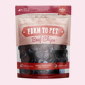 Beef Chips Dog Treats | Single-Ingredient Healthy Treats for Dogs by Farm To Pet