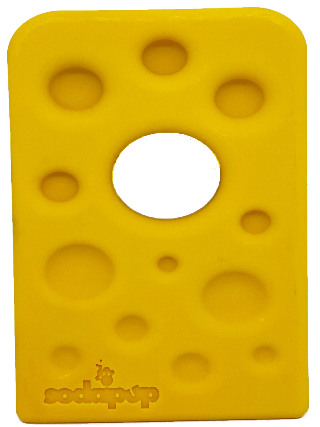 Swiss Cheese Wedge Nylon Dog Chew Toy for Aggressive Chewers | SodaPup