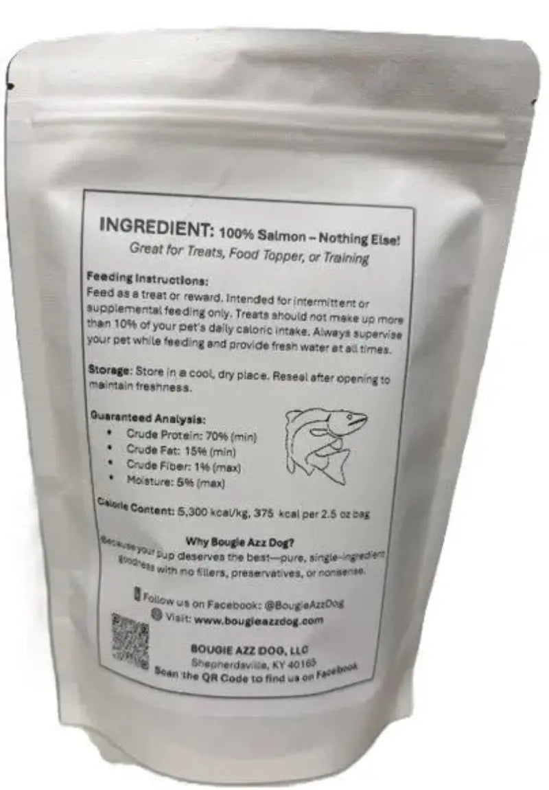 Freeze Dried Raw Salmon Bougie Azz Dog, LLC