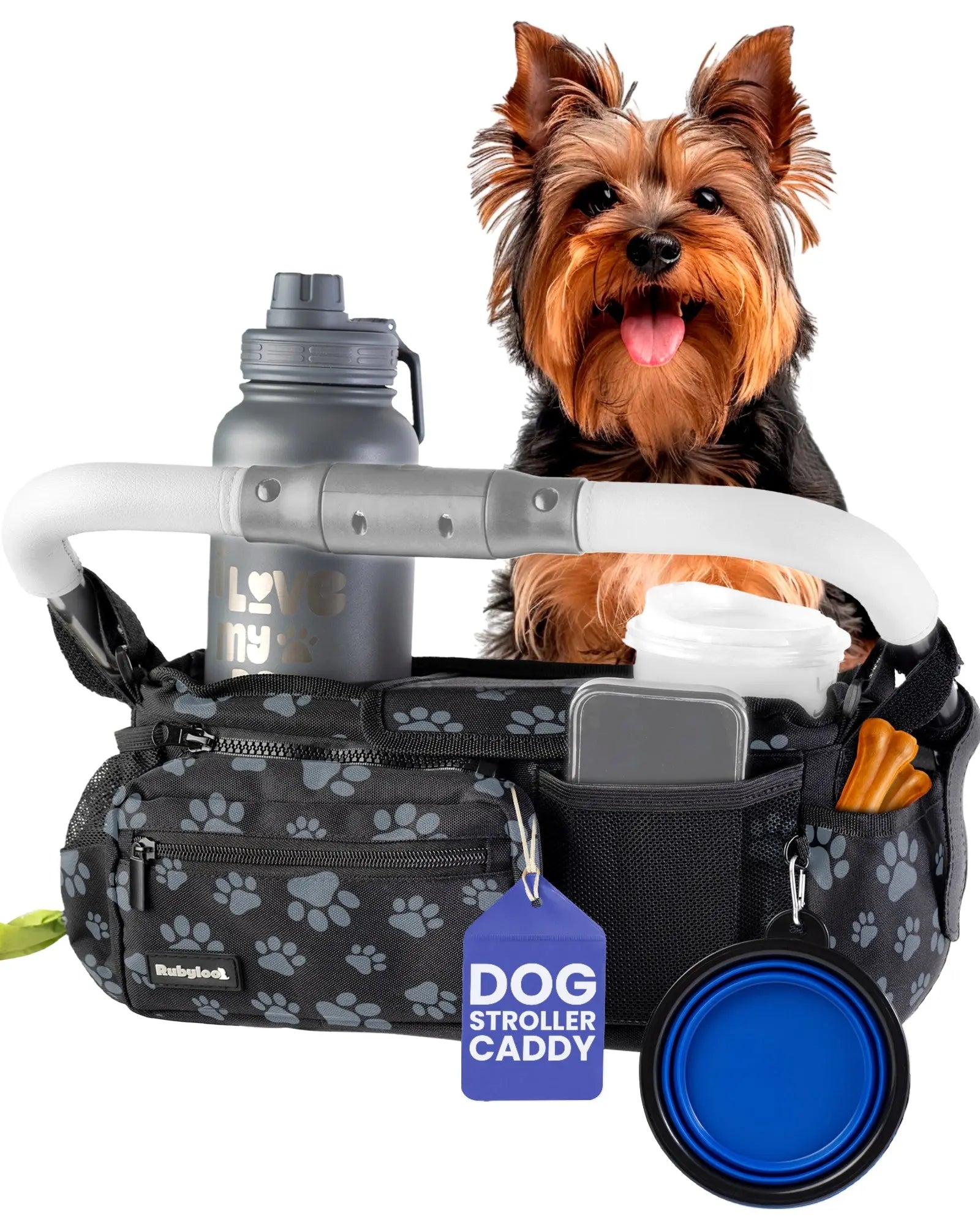 Dog Stroller Caddy Organizer Rubyloo