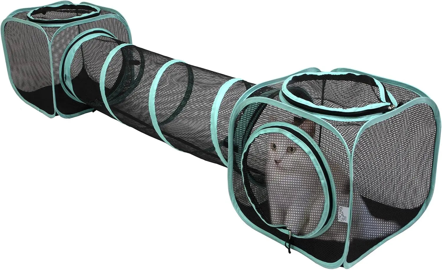 Kitty City Outdoor Catio Furniture and Play Kits for Cats, Outdoor Mega Kit Wags & Whiskers Pet Supply