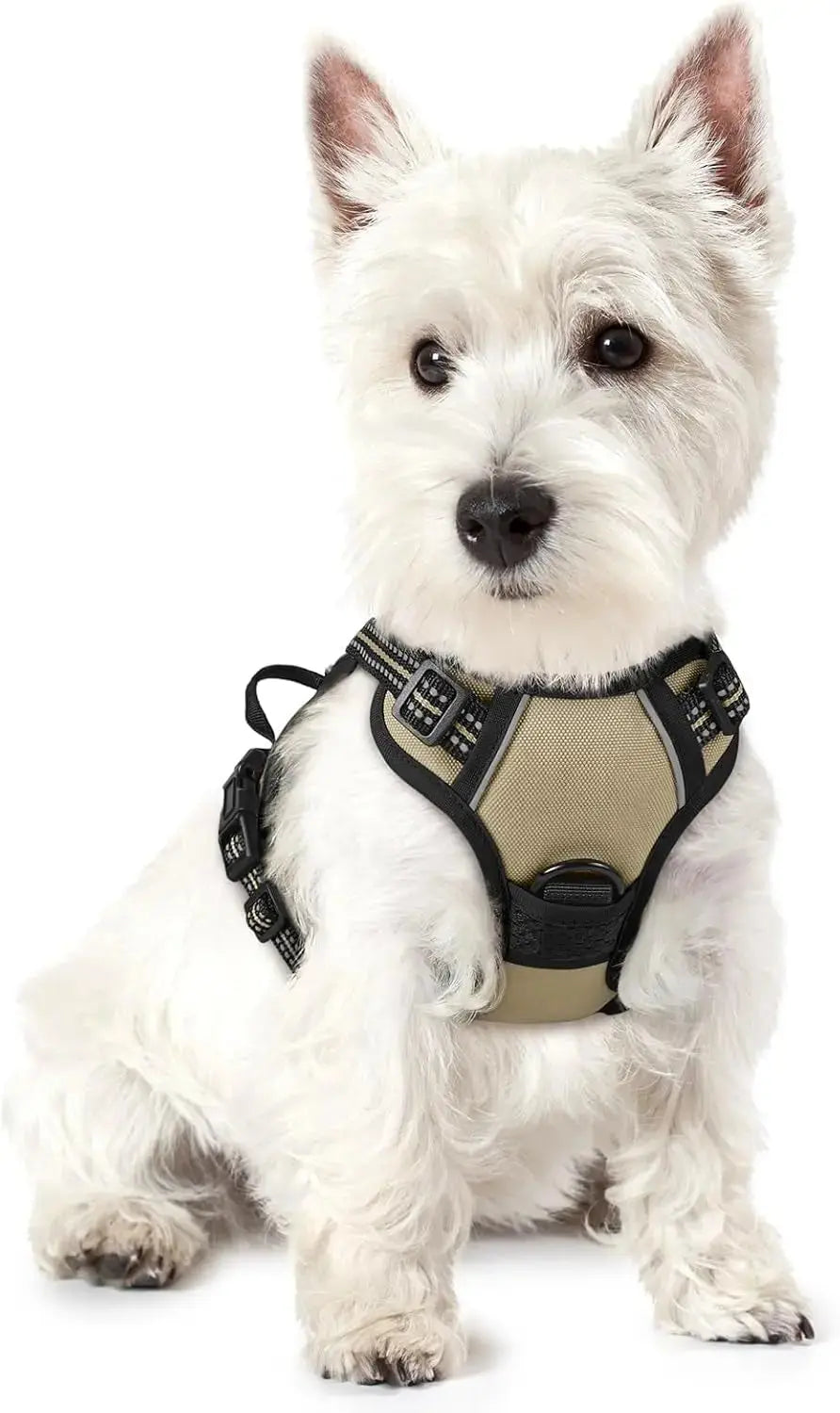 No Pull Dog Harness Reflective Adjustable Oxford Vest Dogs Control (All Sizes) Wags & Whiskers Pet Supply