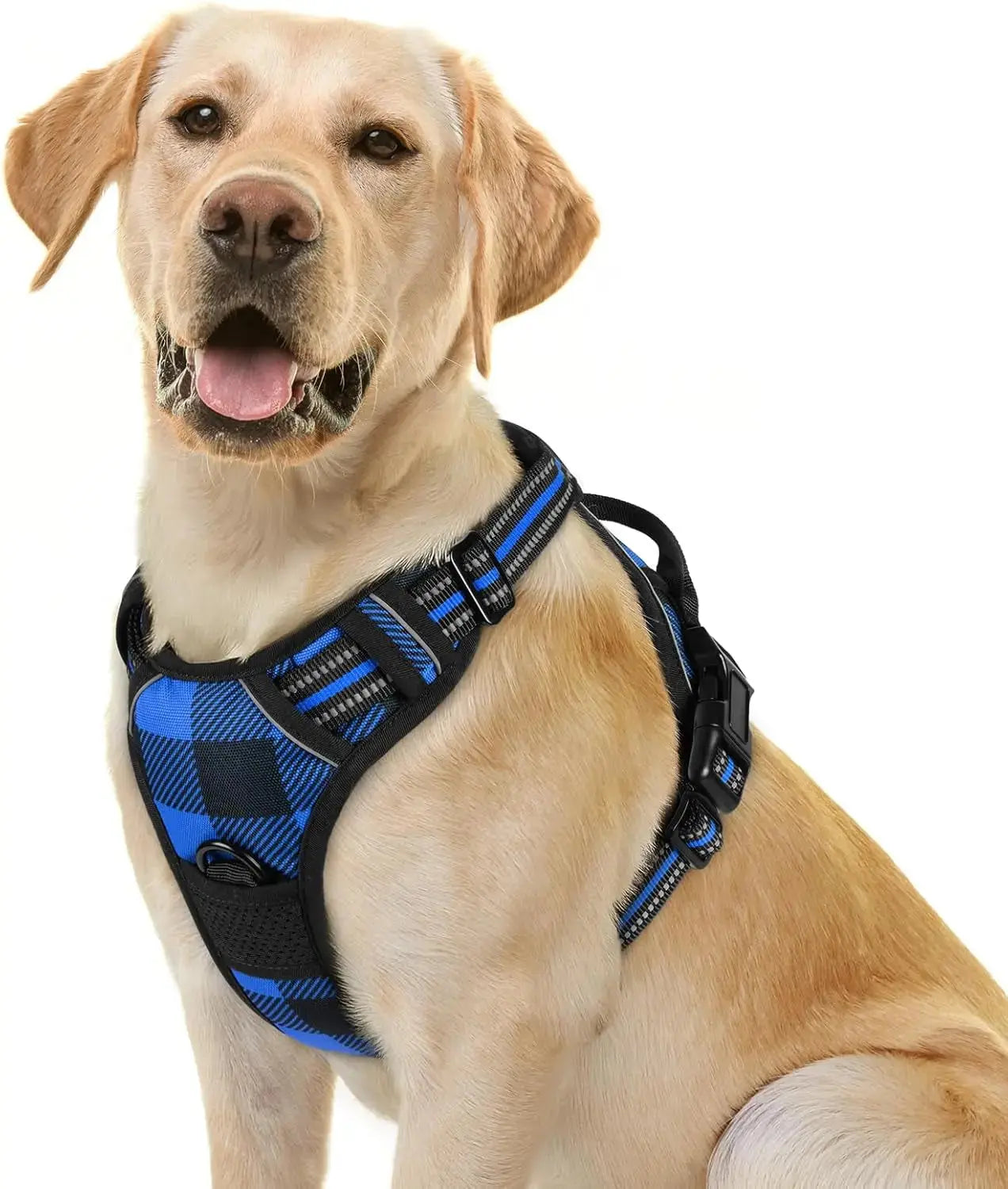 No Pull Dog Harness Reflective Adjustable Oxford Vest Dogs Control (All Sizes) Wags & Whiskers Pet Supply