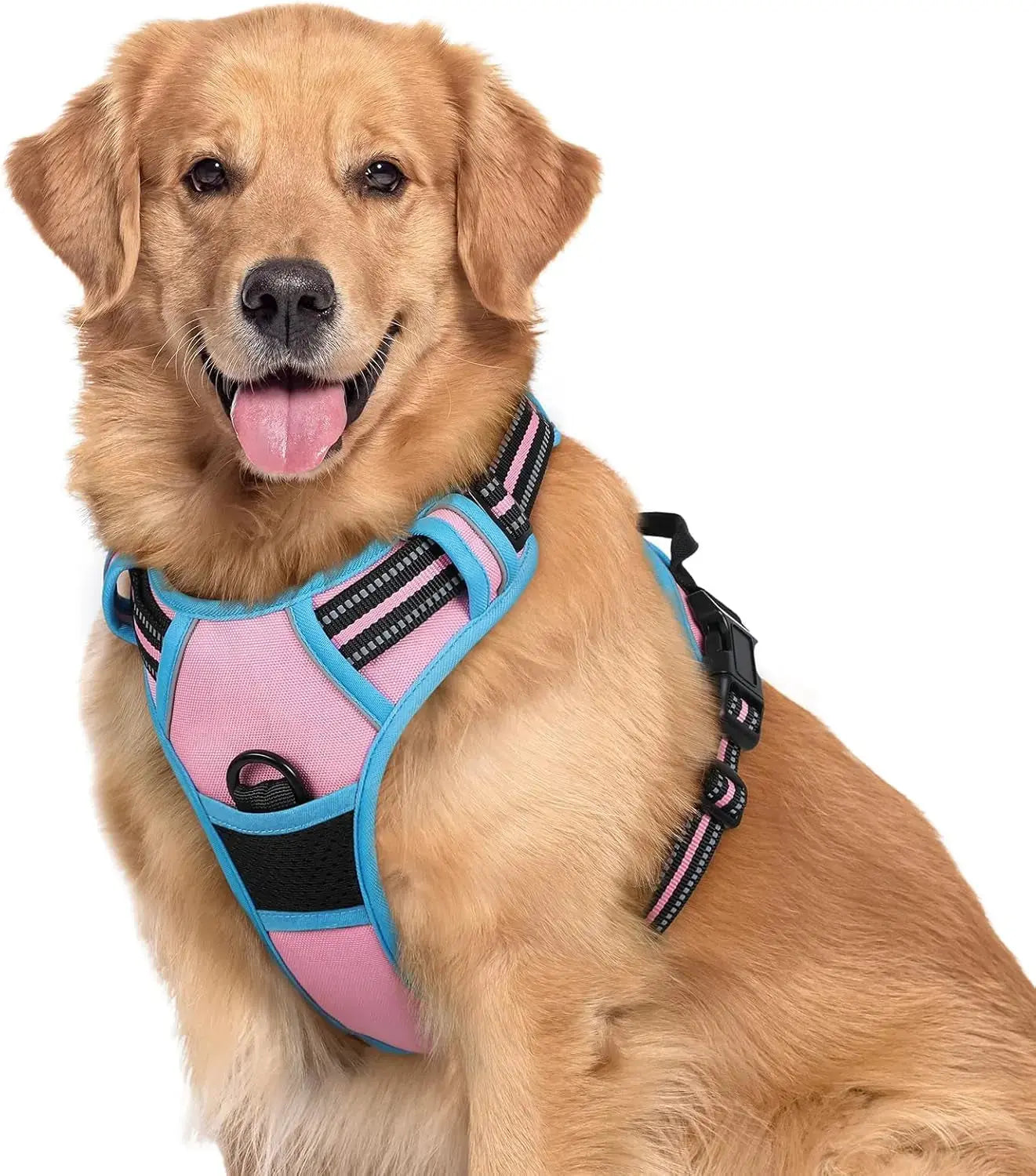 No Pull Dog Harness Reflective Adjustable Oxford Vest Dogs Control (All Sizes) Wags & Whiskers Pet Supply
