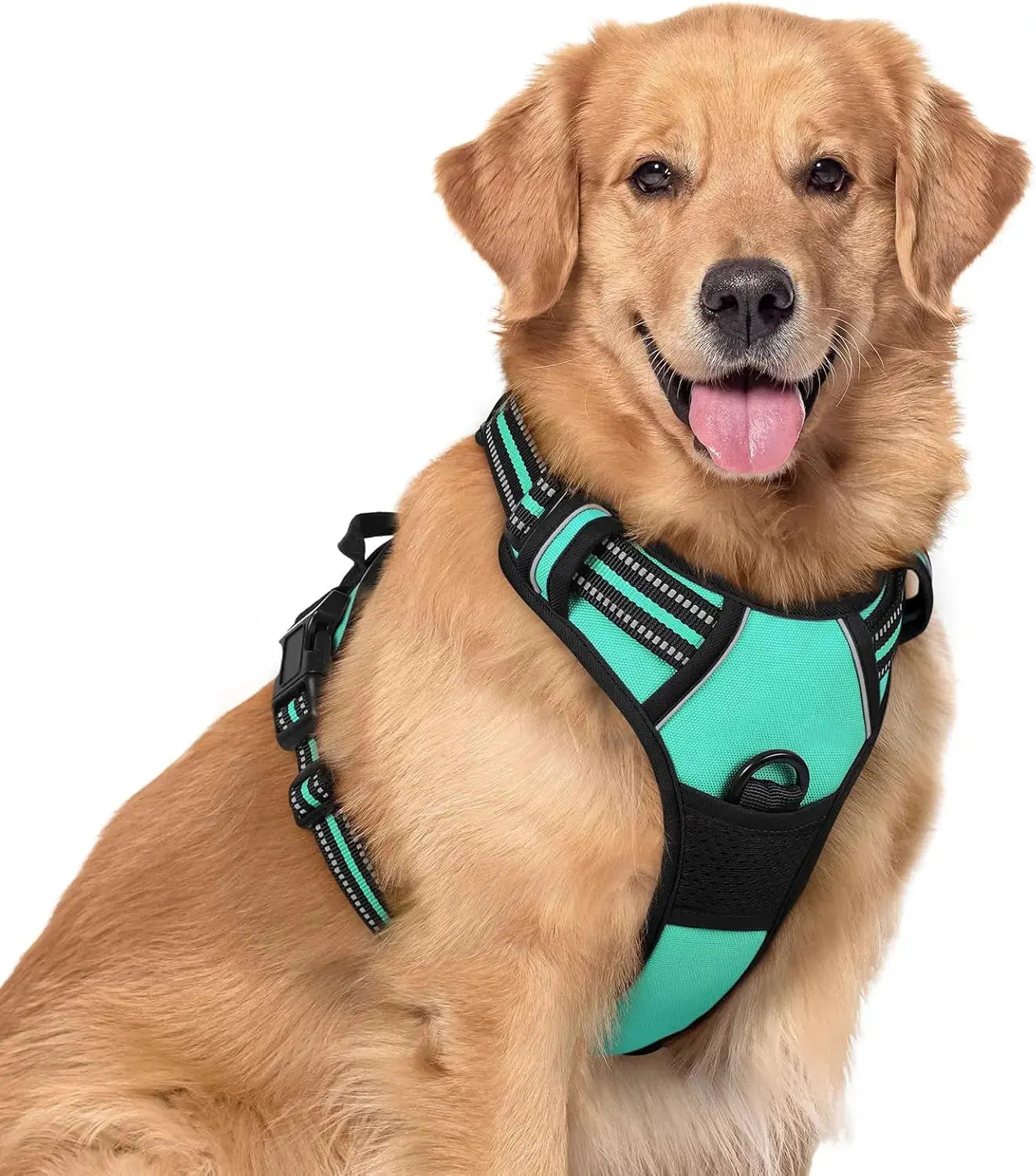 No Pull Dog Harness Reflective Adjustable Oxford Vest Dogs Control (All Sizes) Wags & Whiskers Pet Supply