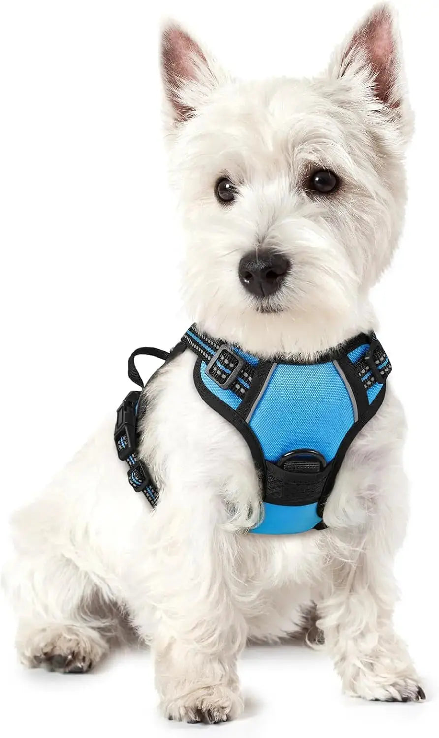 No Pull Dog Harness Reflective Adjustable Oxford Vest Dogs Control (All Sizes) Wags & Whiskers Pet Supply