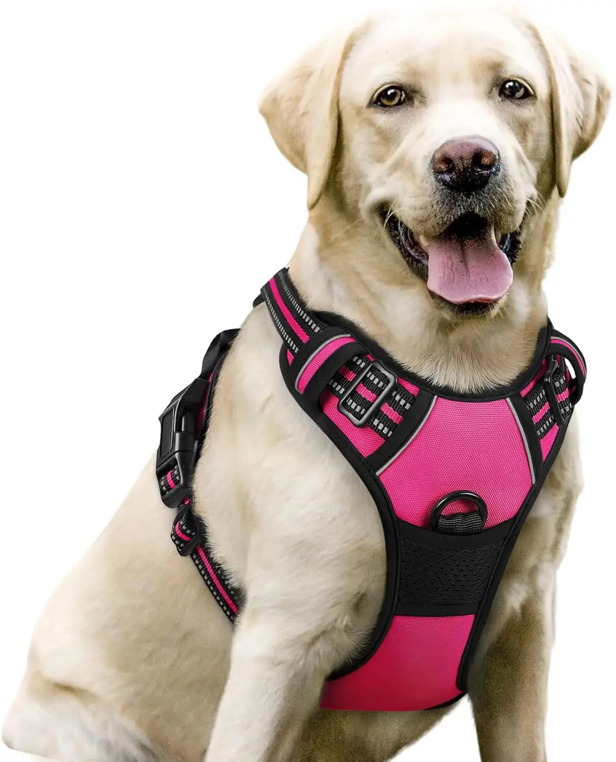 No Pull Dog Harness Reflective Adjustable Oxford Vest Dogs Control (All Sizes) Wags & Whiskers Pet Supply
