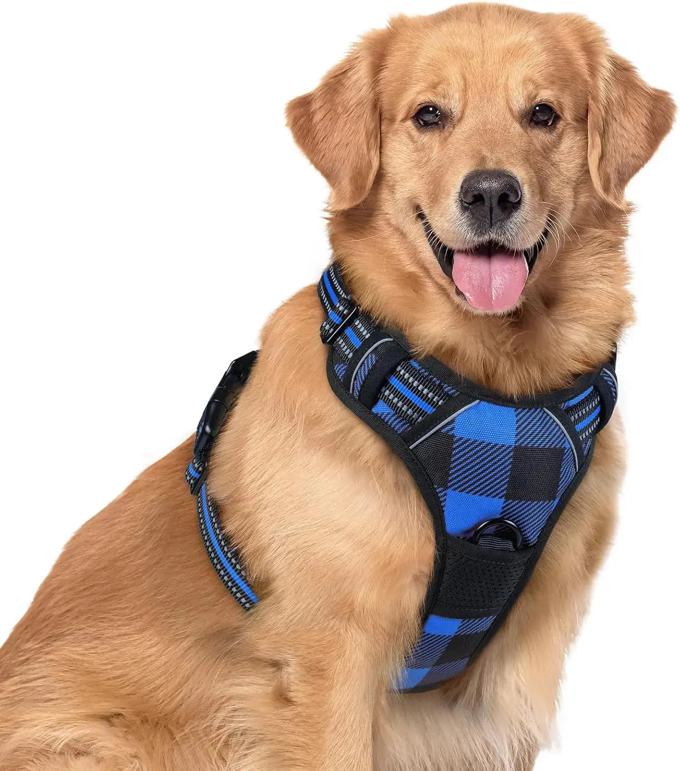 No Pull Dog Harness Reflective Adjustable Oxford Vest Dogs Control (All Sizes) Wags & Whiskers Pet Supply