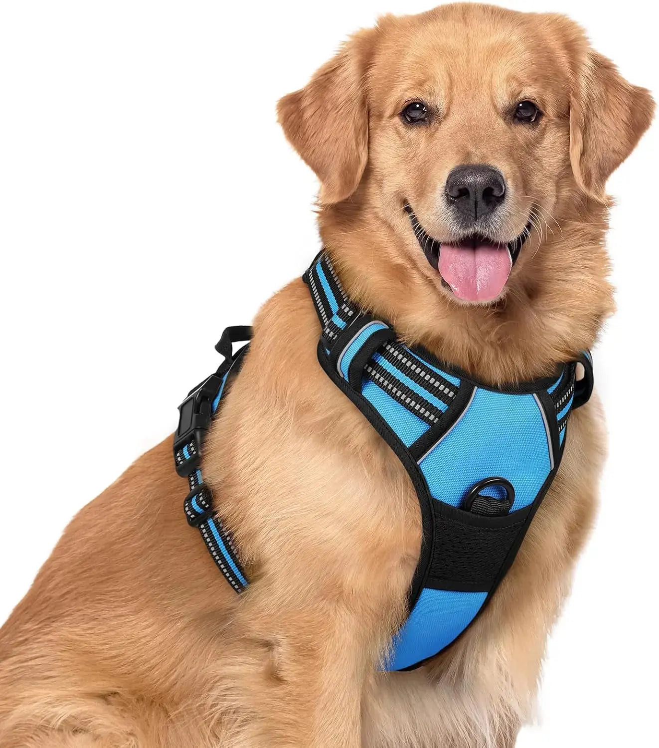 No Pull Dog Harness Reflective Adjustable Oxford Vest Dogs Control (All Sizes) Wags & Whiskers Pet Supply