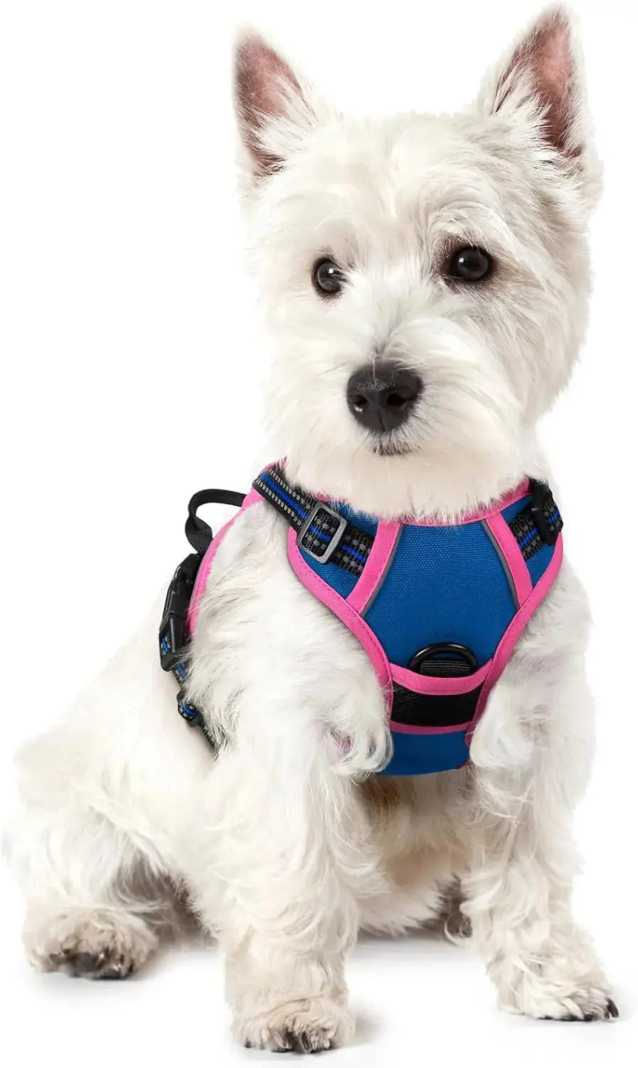 No Pull Dog Harness Reflective Adjustable Oxford Vest Dogs Control (All Sizes) Wags & Whiskers Pet Supply