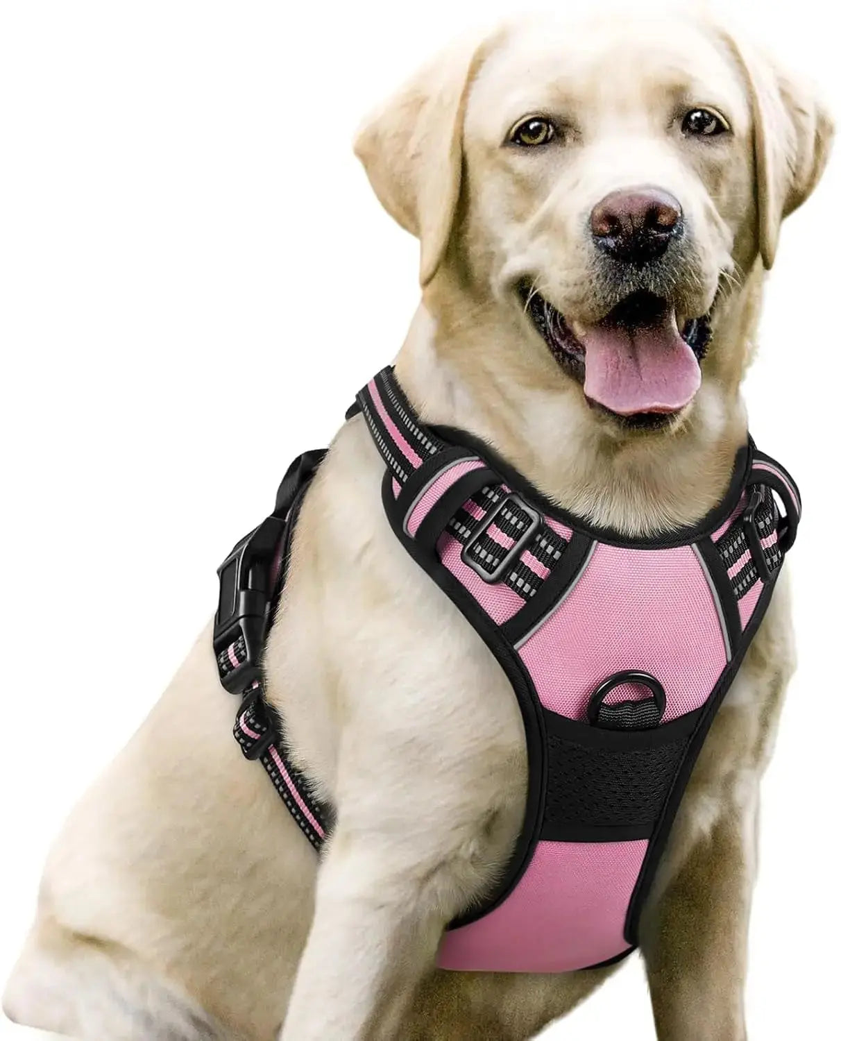 No Pull Dog Harness Reflective Adjustable Oxford Vest Dogs Control (All Sizes) Wags & Whiskers Pet Supply