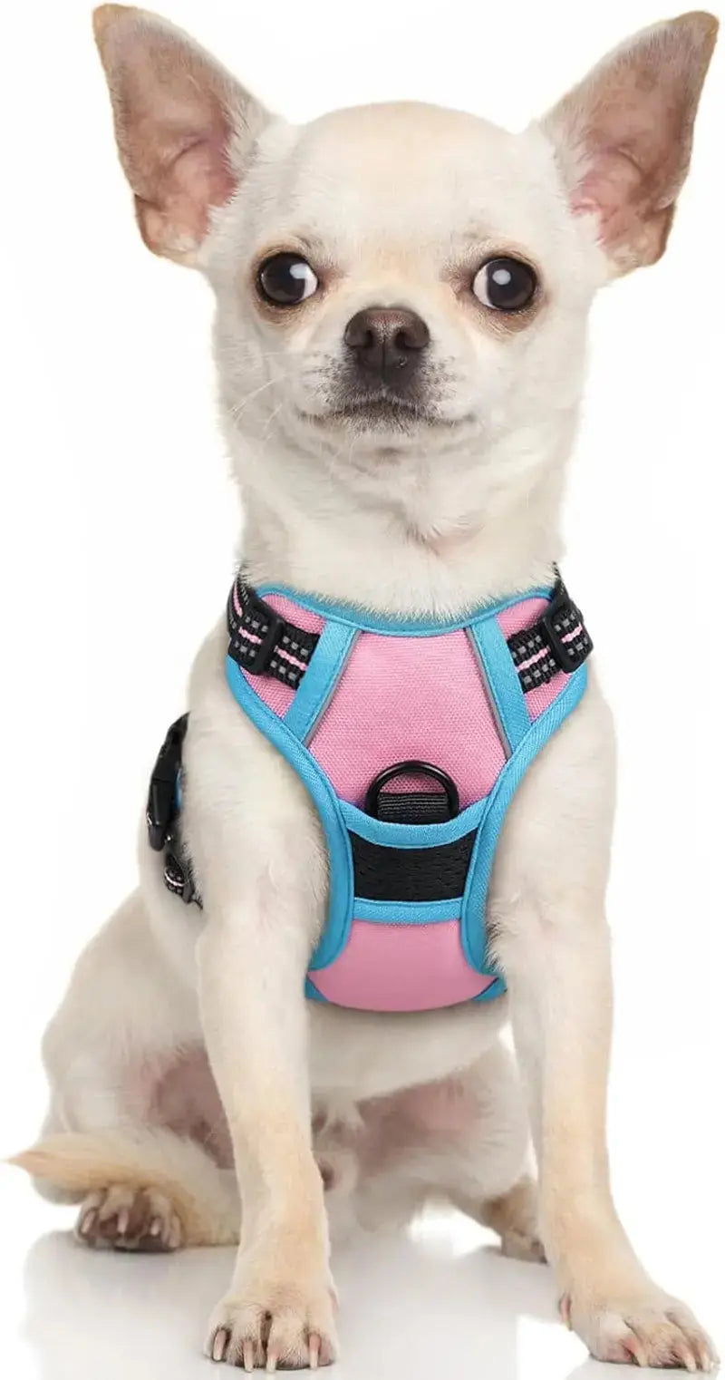 No Pull Dog Harness Reflective Adjustable Oxford Vest Dogs Control (All Sizes) Wags & Whiskers Pet Supply