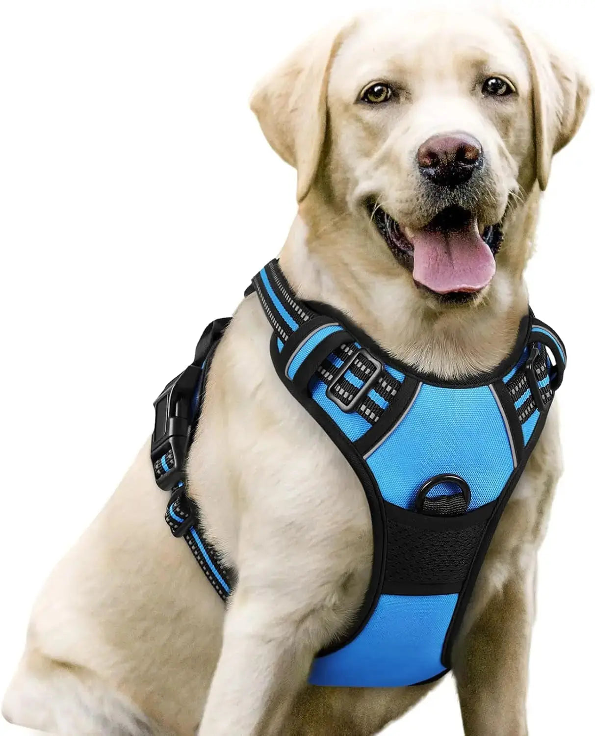 No Pull Dog Harness Reflective Adjustable Oxford Vest Dogs Control (All Sizes) Wags & Whiskers Pet Supply