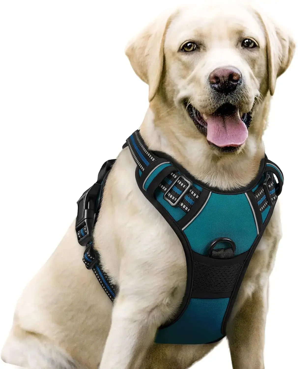 No Pull Dog Harness Reflective Adjustable Oxford Vest Dogs Control (All Sizes) Wags & Whiskers Pet Supply