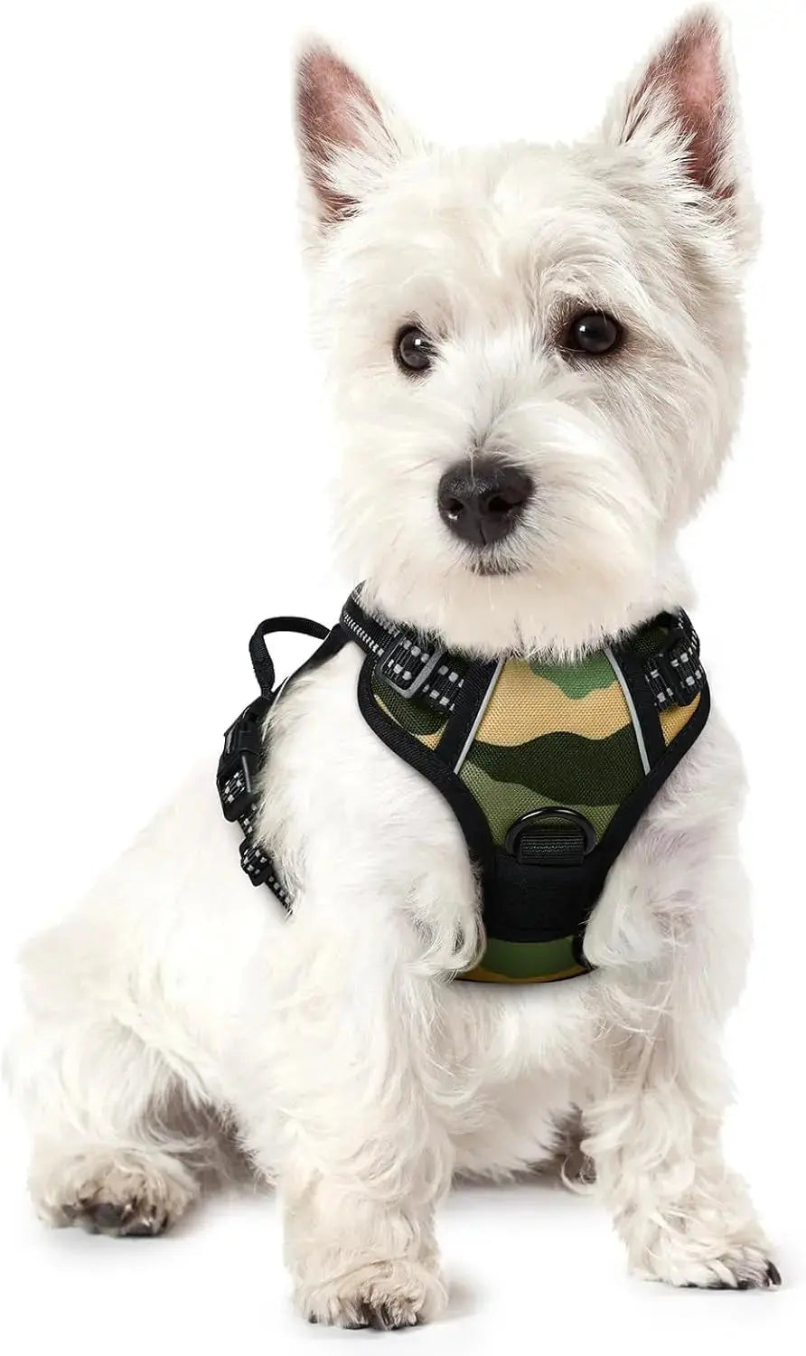 No Pull Dog Harness Reflective Adjustable Oxford Vest Dogs Control (All Sizes) Wags & Whiskers Pet Supply