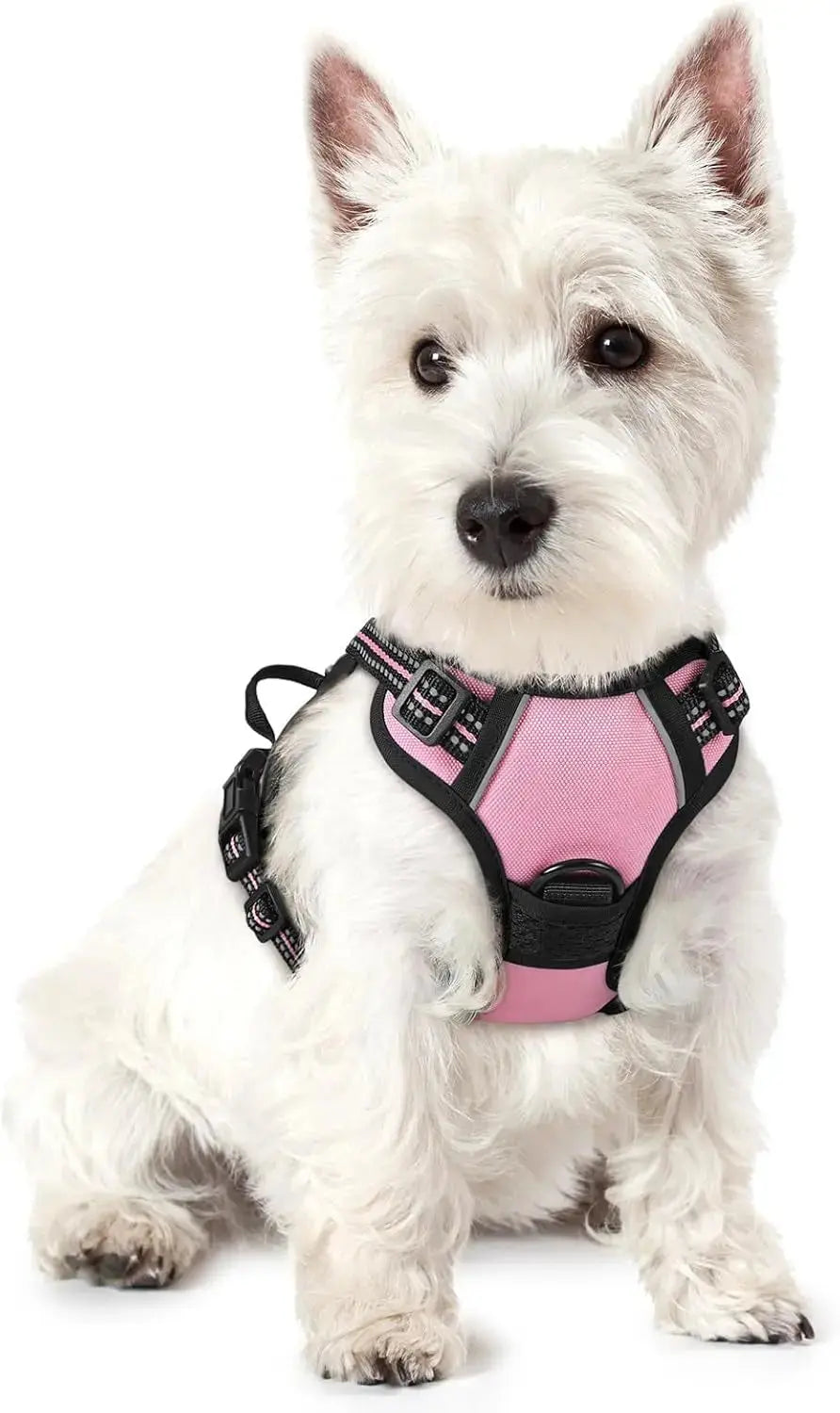 No Pull Dog Harness Reflective Adjustable Oxford Vest Dogs Control (All Sizes) Wags & Whiskers Pet Supply