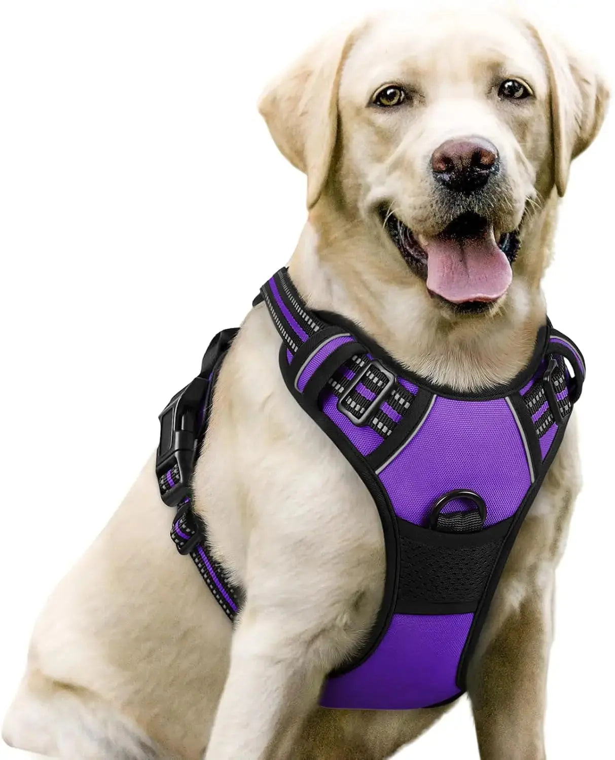 No Pull Dog Harness Reflective Adjustable Oxford Vest Dogs Control (All Sizes) Wags & Whiskers Pet Supply