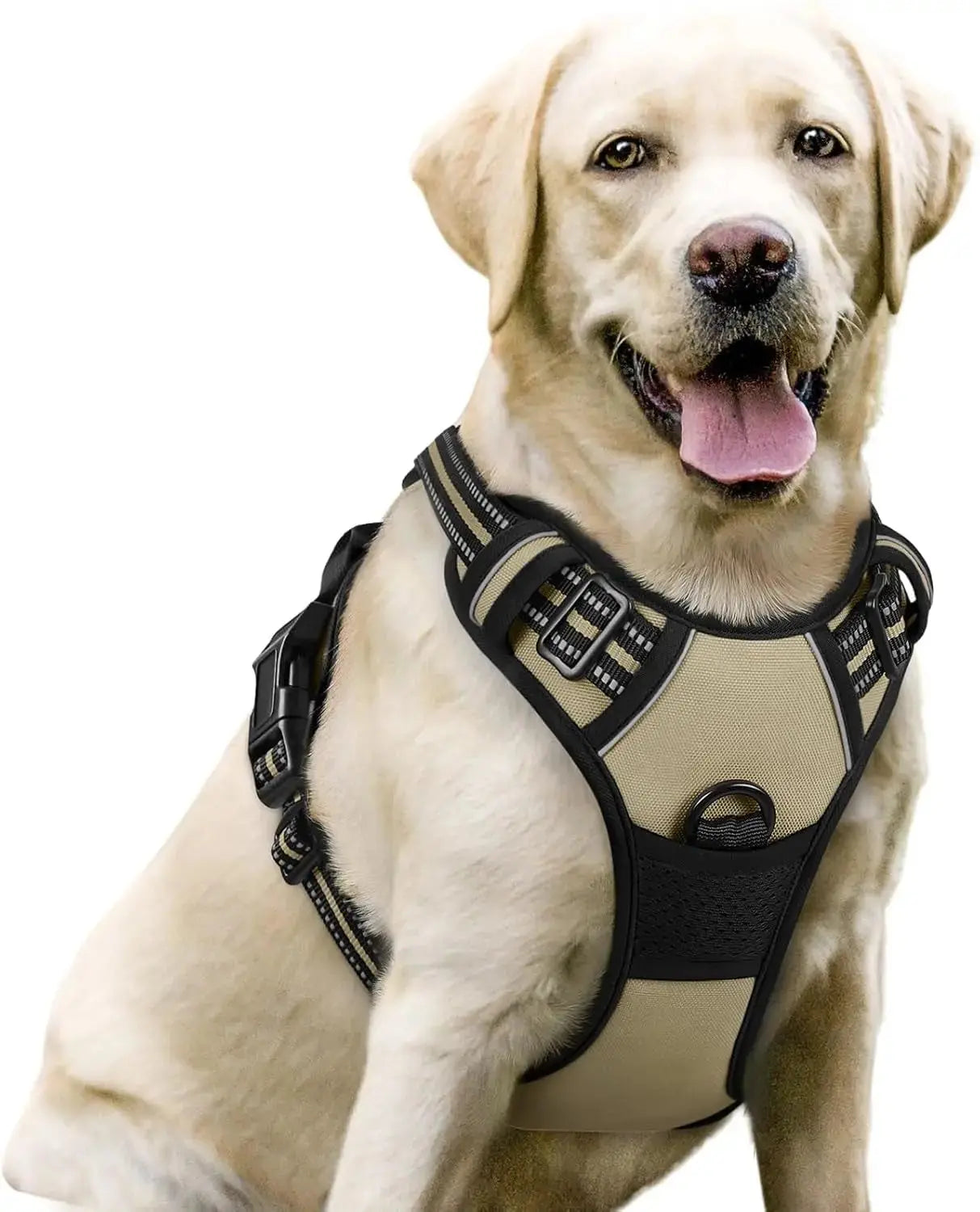 No Pull Dog Harness Reflective Adjustable Oxford Vest Dogs Control (All Sizes) Wags & Whiskers Pet Supply