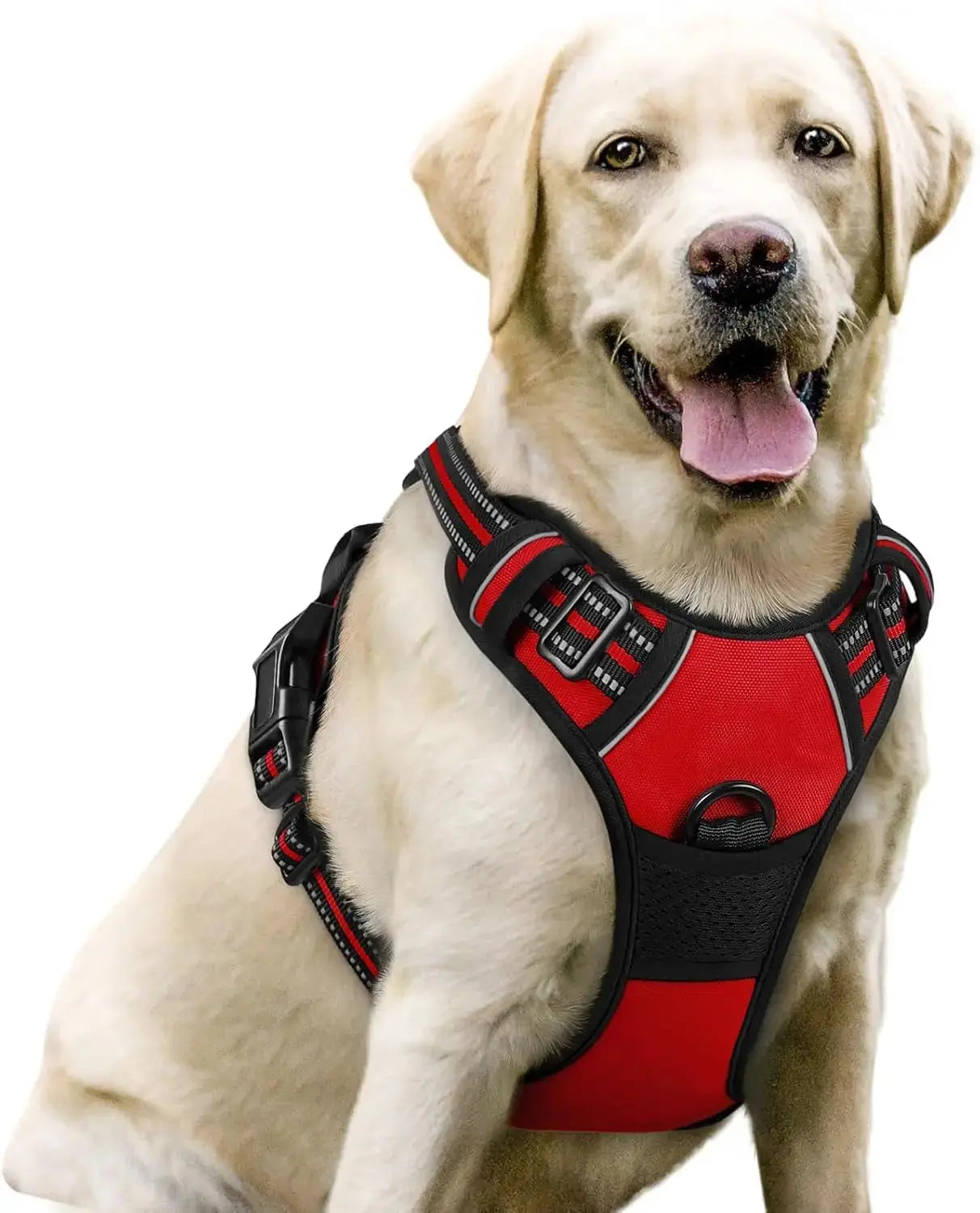 No Pull Dog Harness Reflective Adjustable Oxford Vest Dogs Control (All Sizes) Wags & Whiskers Pet Supply