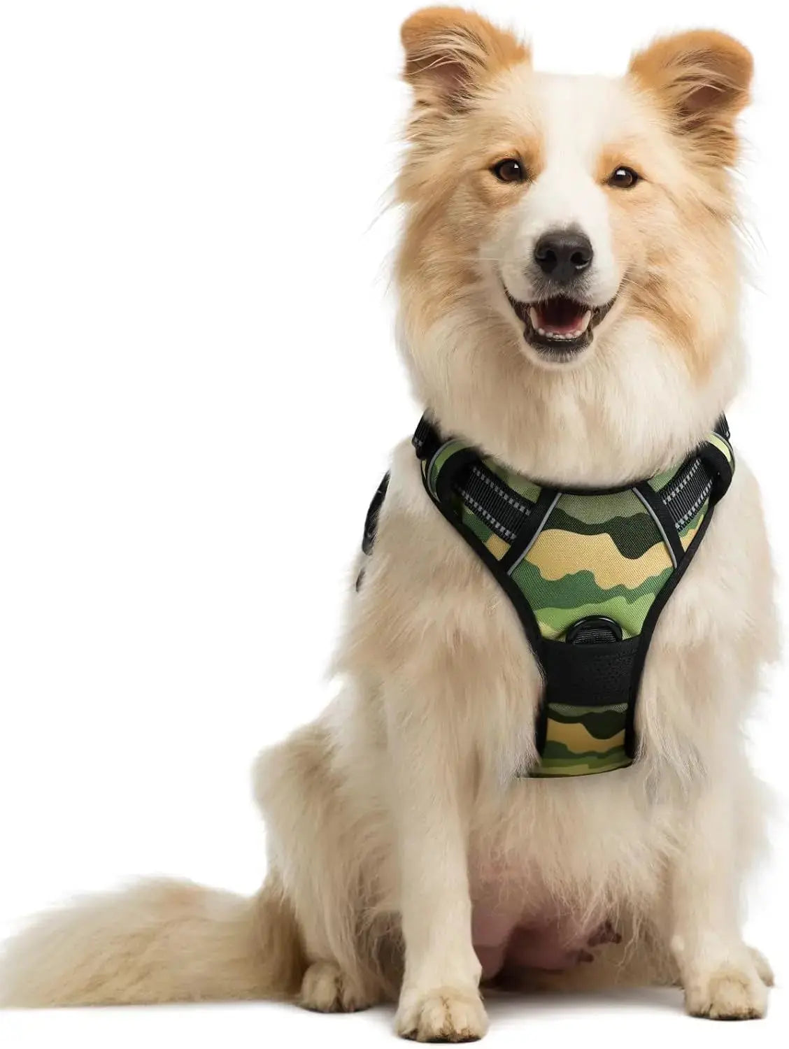 No Pull Dog Harness Reflective Adjustable Oxford Vest Dogs Control (All Sizes) Wags & Whiskers Pet Supply