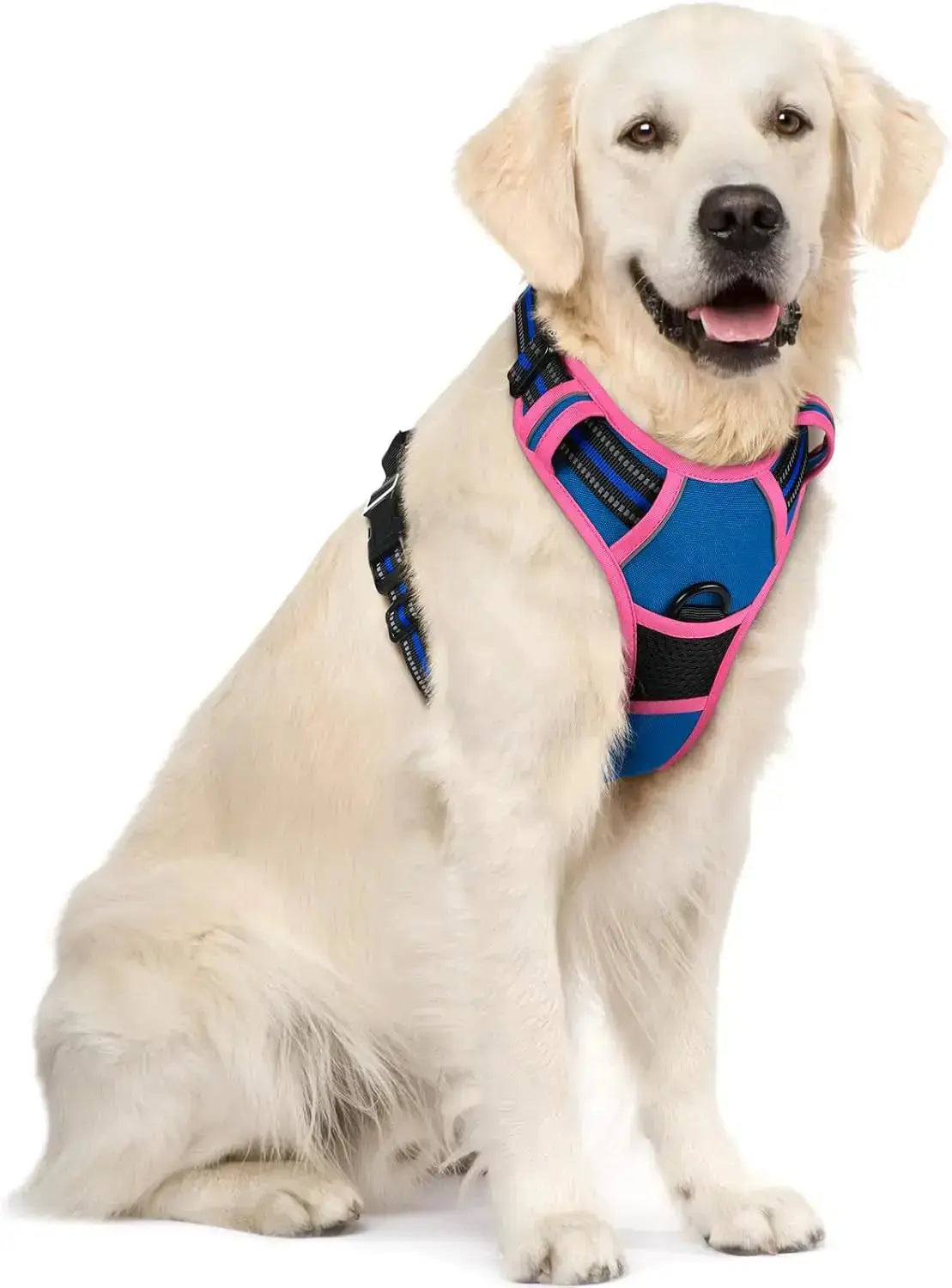 No Pull Dog Harness Reflective Adjustable Oxford Vest Dogs Control (All Sizes) Wags & Whiskers Pet Supply