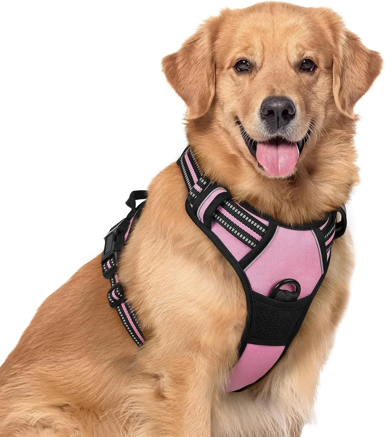 No Pull Dog Harness Reflective Adjustable Oxford Vest Dogs Control (All Sizes) Wags & Whiskers Pet Supply