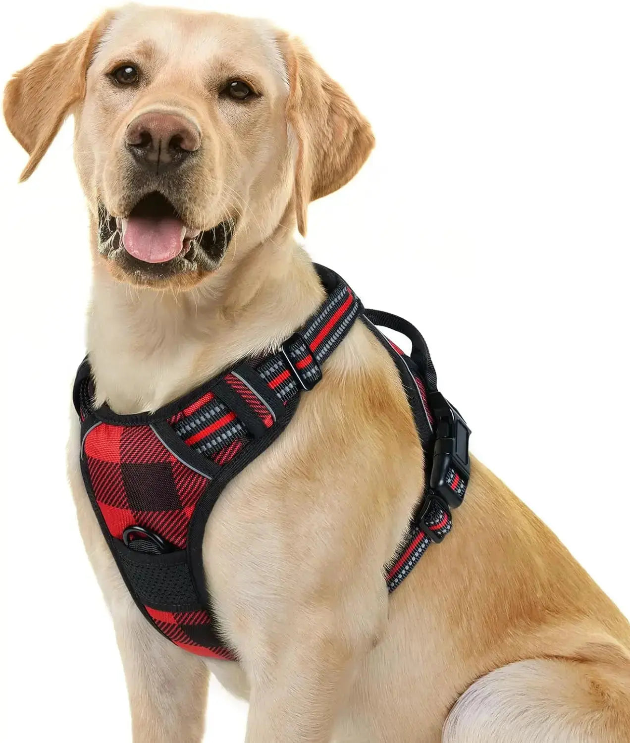 No Pull Dog Harness Reflective Adjustable Oxford Vest Dogs Control (All Sizes) Wags & Whiskers Pet Supply
