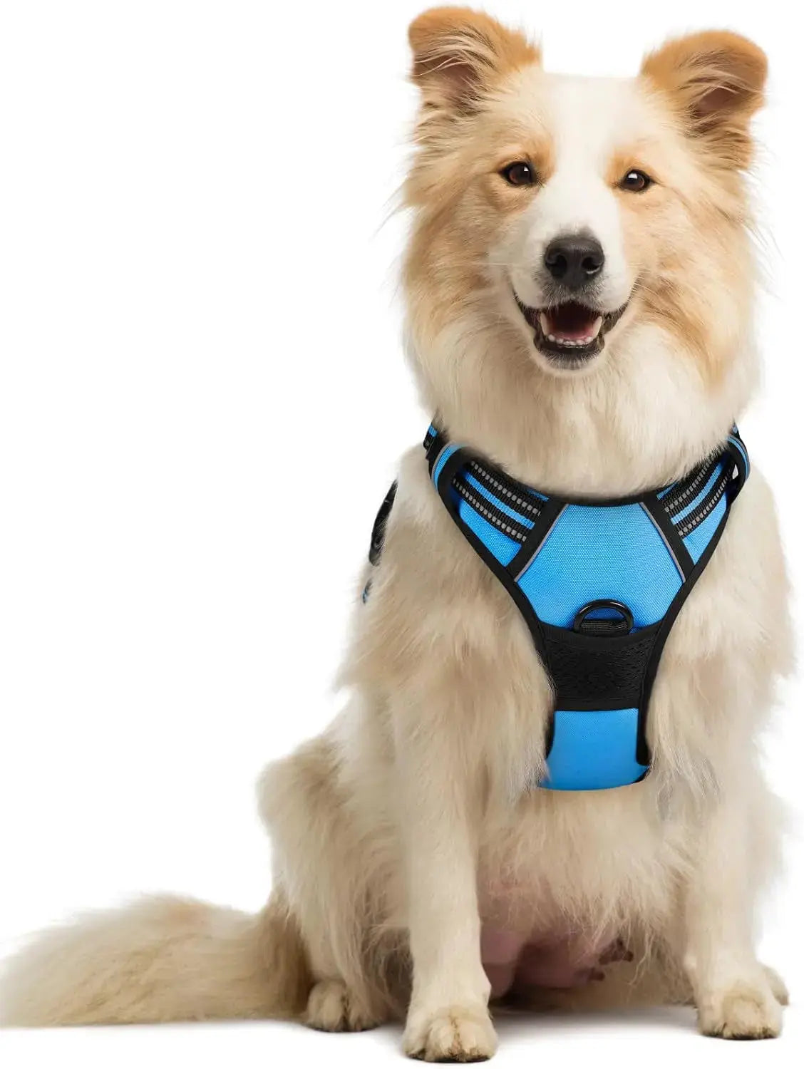 No Pull Dog Harness Reflective Adjustable Oxford Vest Dogs Control (All Sizes) Wags & Whiskers Pet Supply