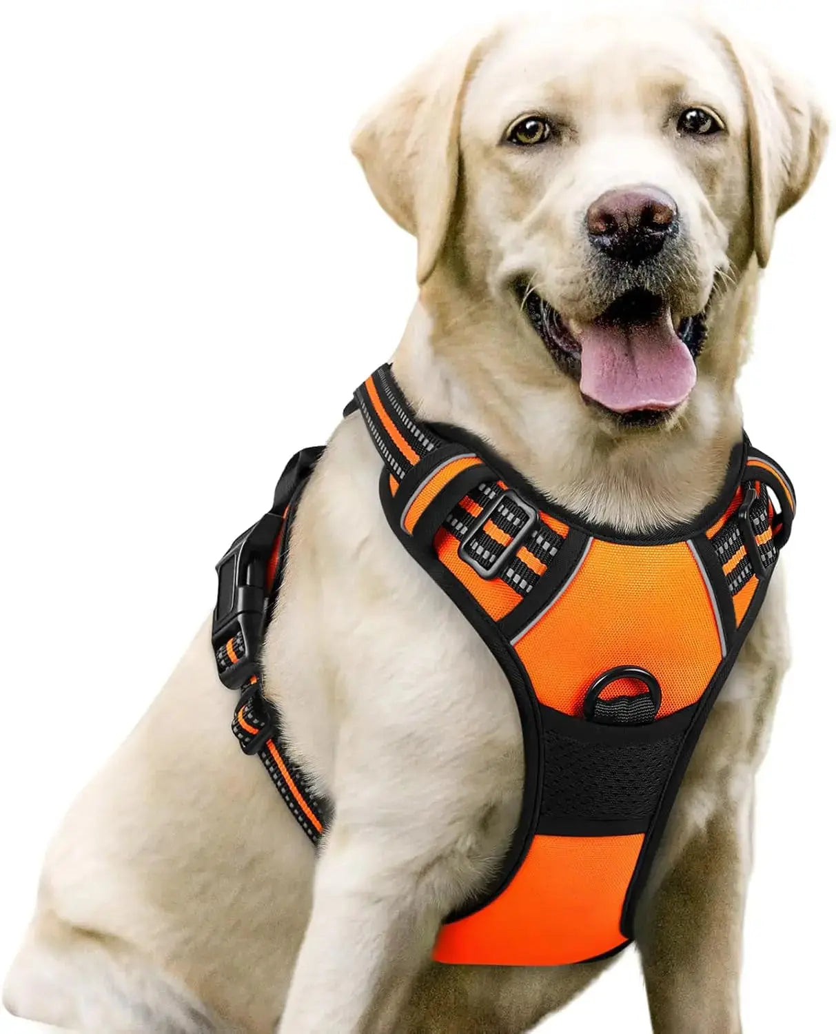 No Pull Dog Harness Reflective Adjustable Oxford Vest Dogs Control (All Sizes) Wags & Whiskers Pet Supply