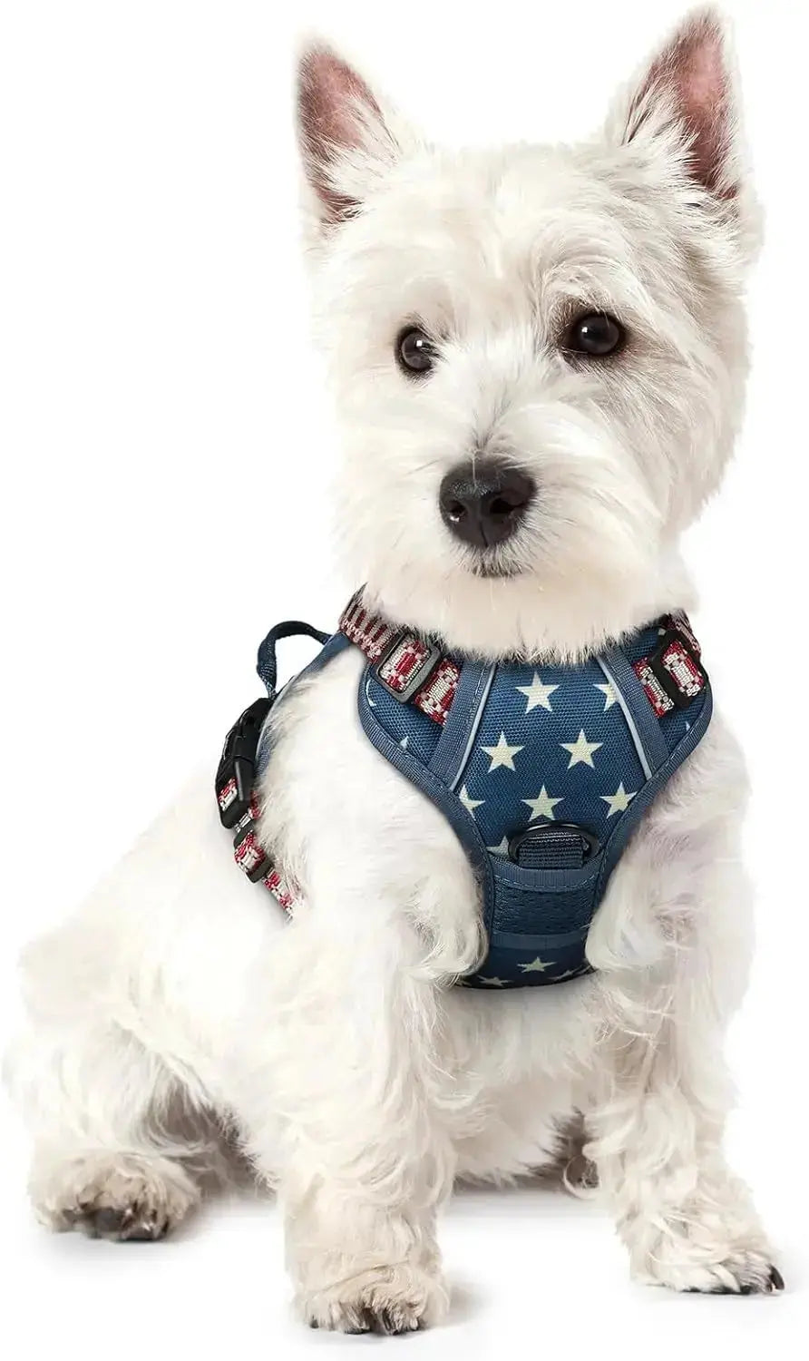 No Pull Dog Harness Reflective Adjustable Oxford Vest Dogs Control (All Sizes) Wags & Whiskers Pet Supply