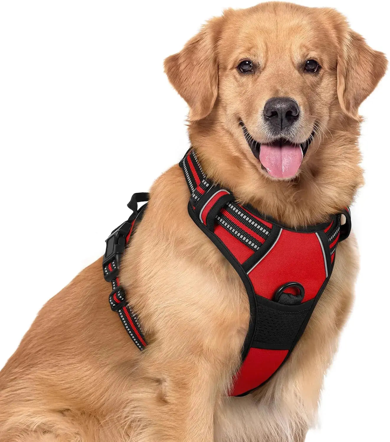 No Pull Dog Harness Reflective Adjustable Oxford Vest Dogs Control (All Sizes) Wags & Whiskers Pet Supply