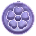 Flower eBowl Deep Slow Feeder Dog Bowl for Enrichment | USA Made - FurrBaby Necessities