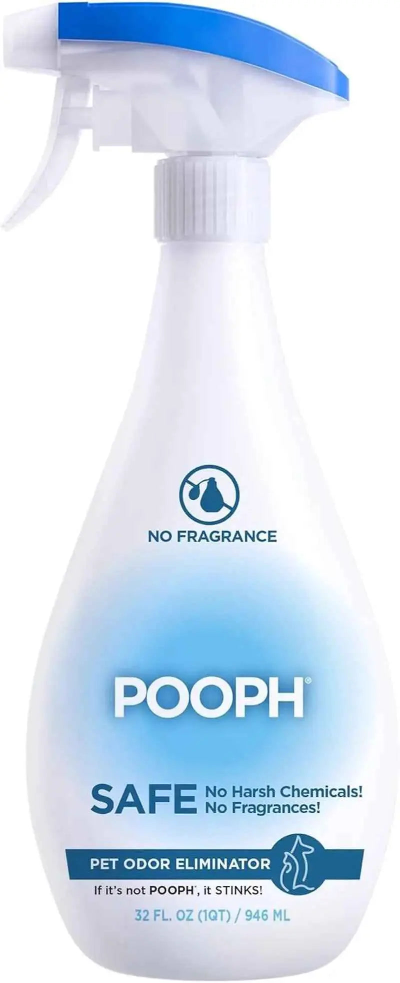 POOPH Pet Odor Eliminator Spray, 32 oz Fragrance-Free - FurrBaby Necessities