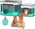 Portable Cat & Dog Playpen Foldable Pet Tent 32" Indoor Outdoor 600D Oxford Wags & Whiskers Pet Supply