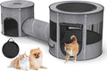 Portable Pet Playpen with Tunnel Foldable 3-in-1 Indoor Outdoor Small Pet & Cats Wags & Whiskers Pet Supply