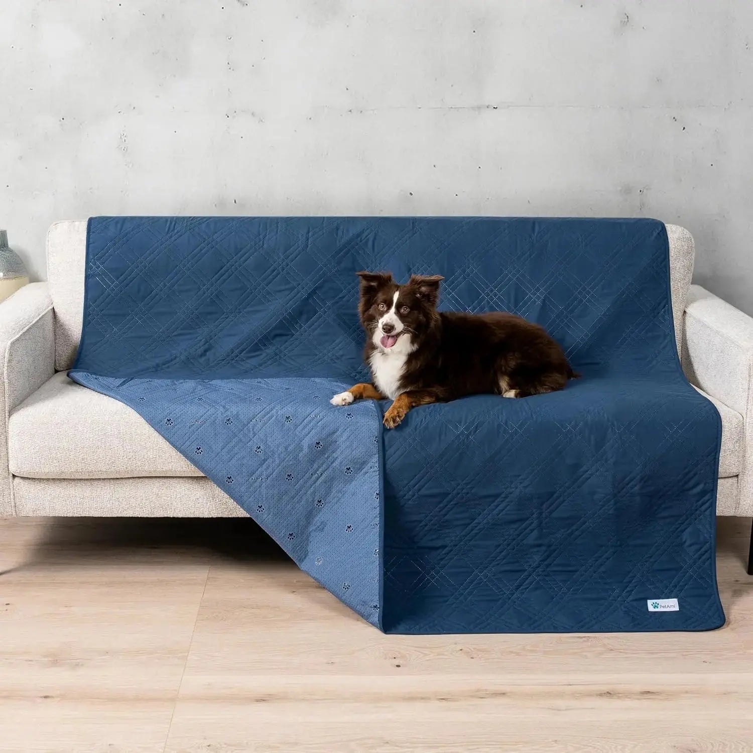 Waterproof Pet Couch Cover Reversible Furniture Protector for Dogs & Cats Wags & Whiskers Pet Supply