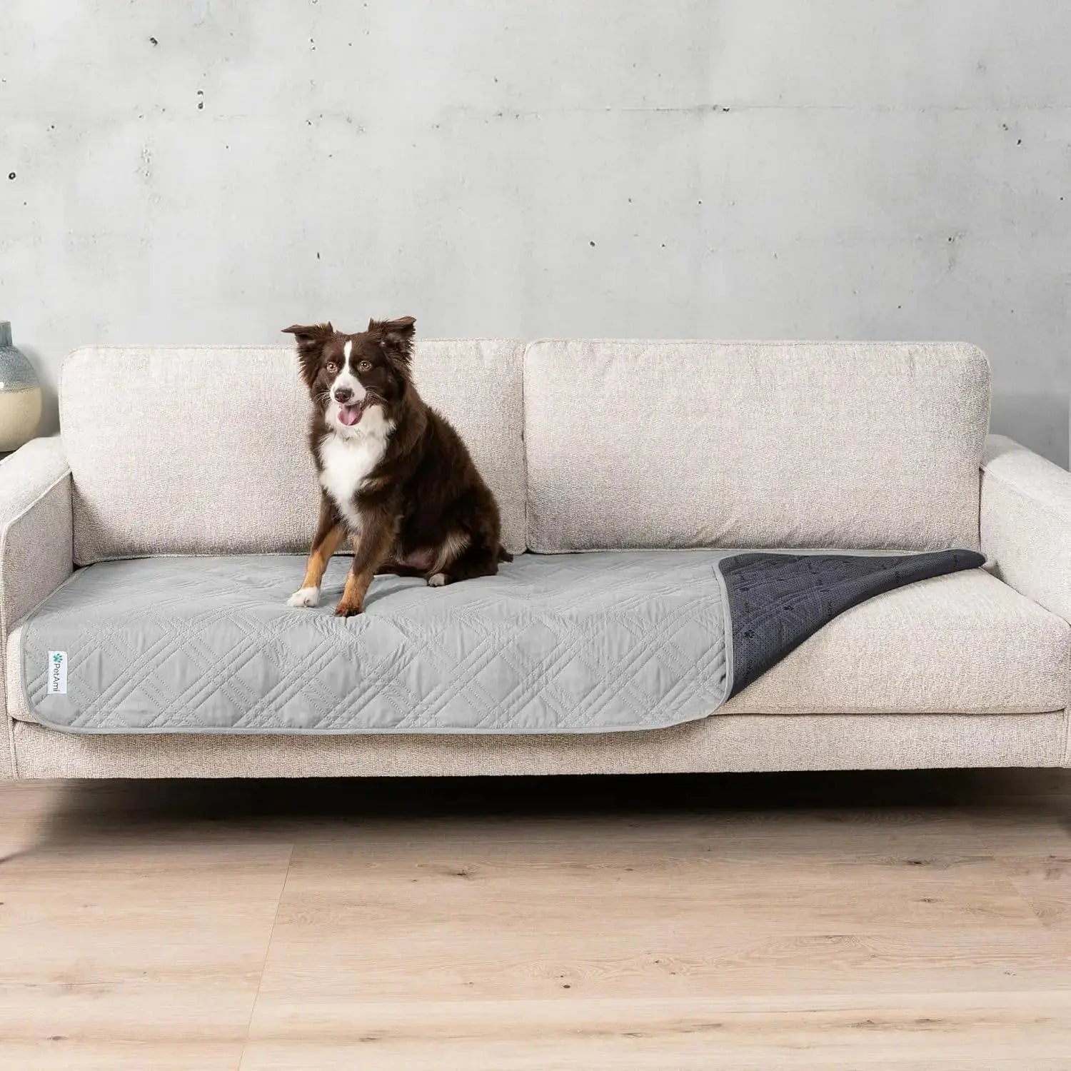 Waterproof Pet Couch Cover Reversible Furniture Protector for Dogs & Cats Wags & Whiskers Pet Supply