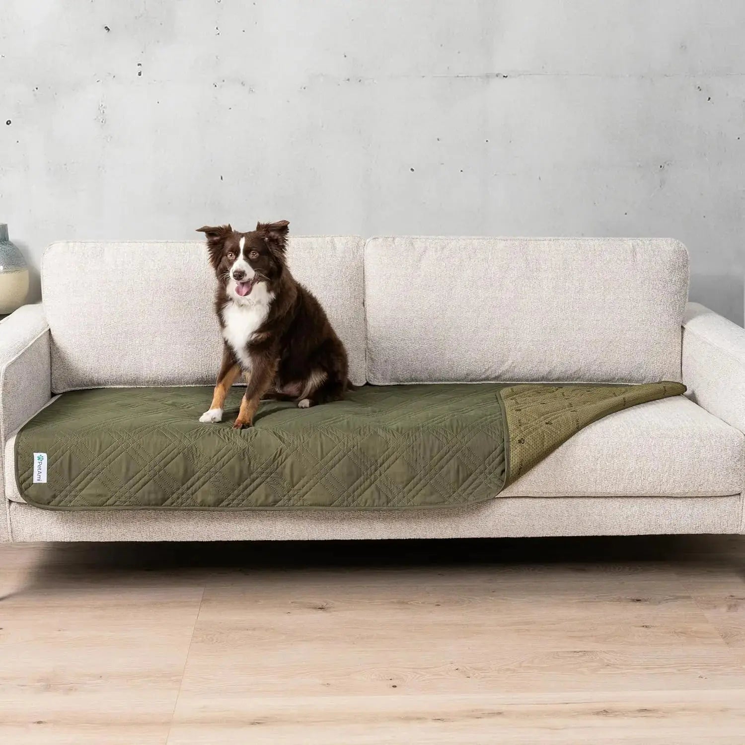 Waterproof Pet Couch Cover Reversible Furniture Protector for Dogs & Cats Wags & Whiskers Pet Supply
