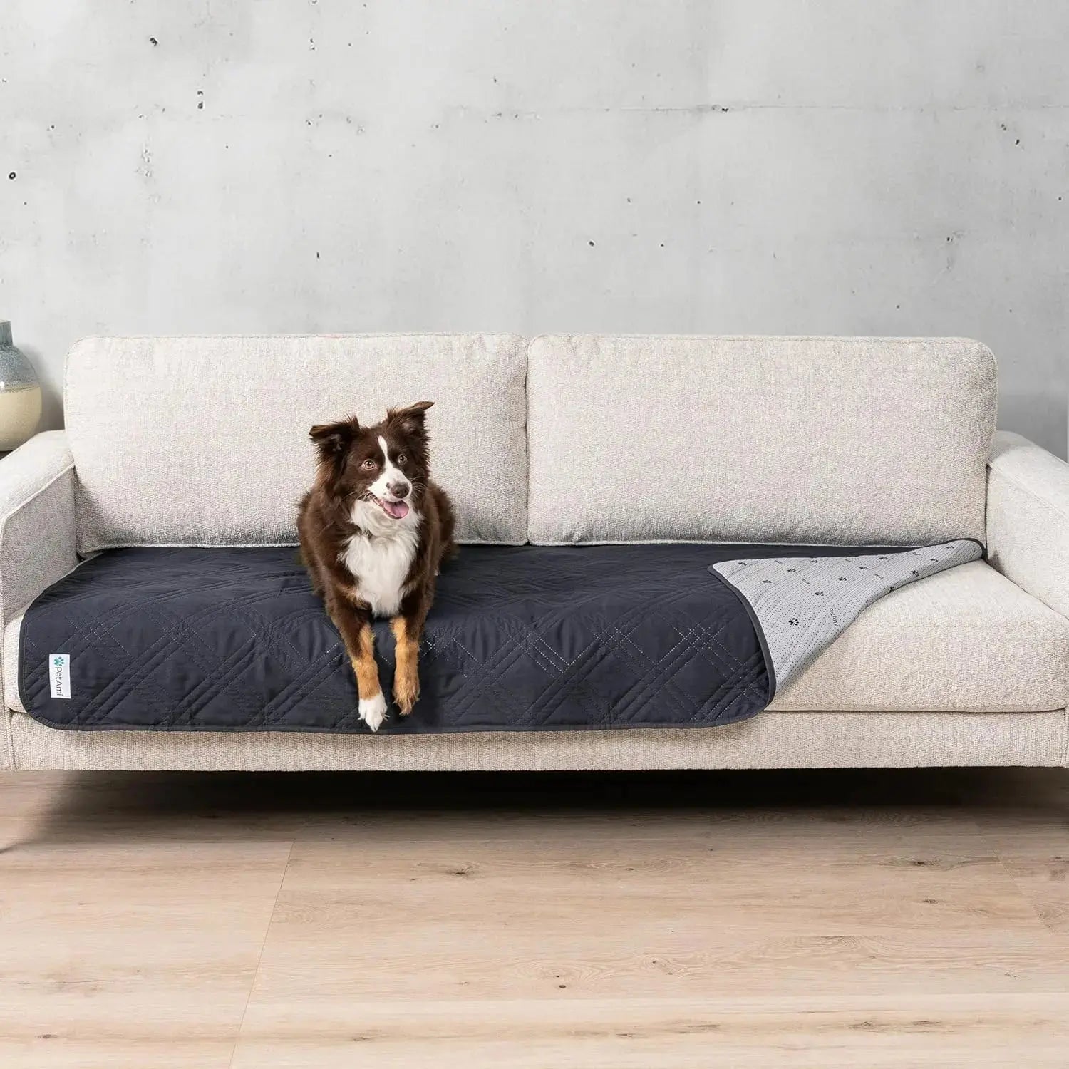 Waterproof Pet Couch Cover Reversible Furniture Protector for Dogs & Cats Wags & Whiskers Pet Supply