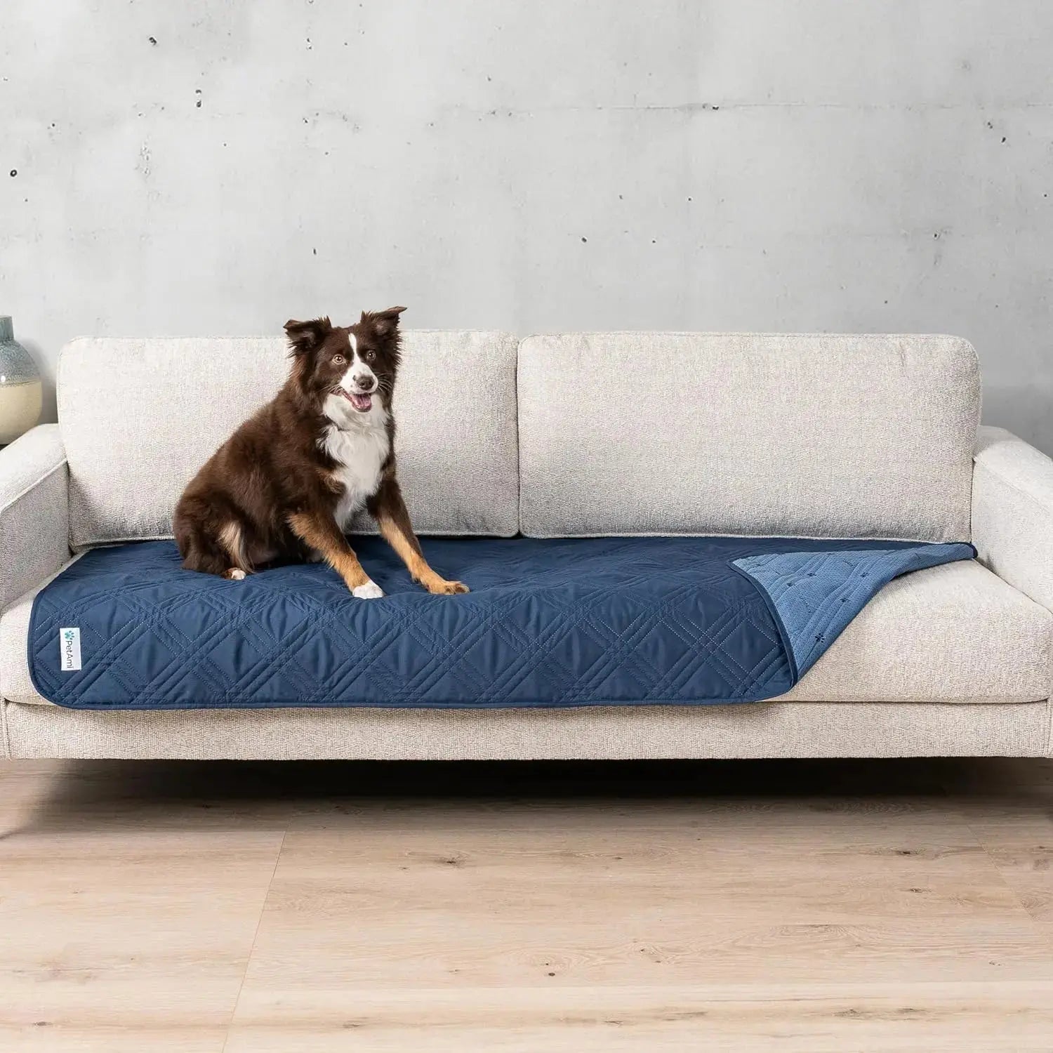 Waterproof Pet Couch Cover Reversible Furniture Protector for Dogs & Cats Wags & Whiskers Pet Supply