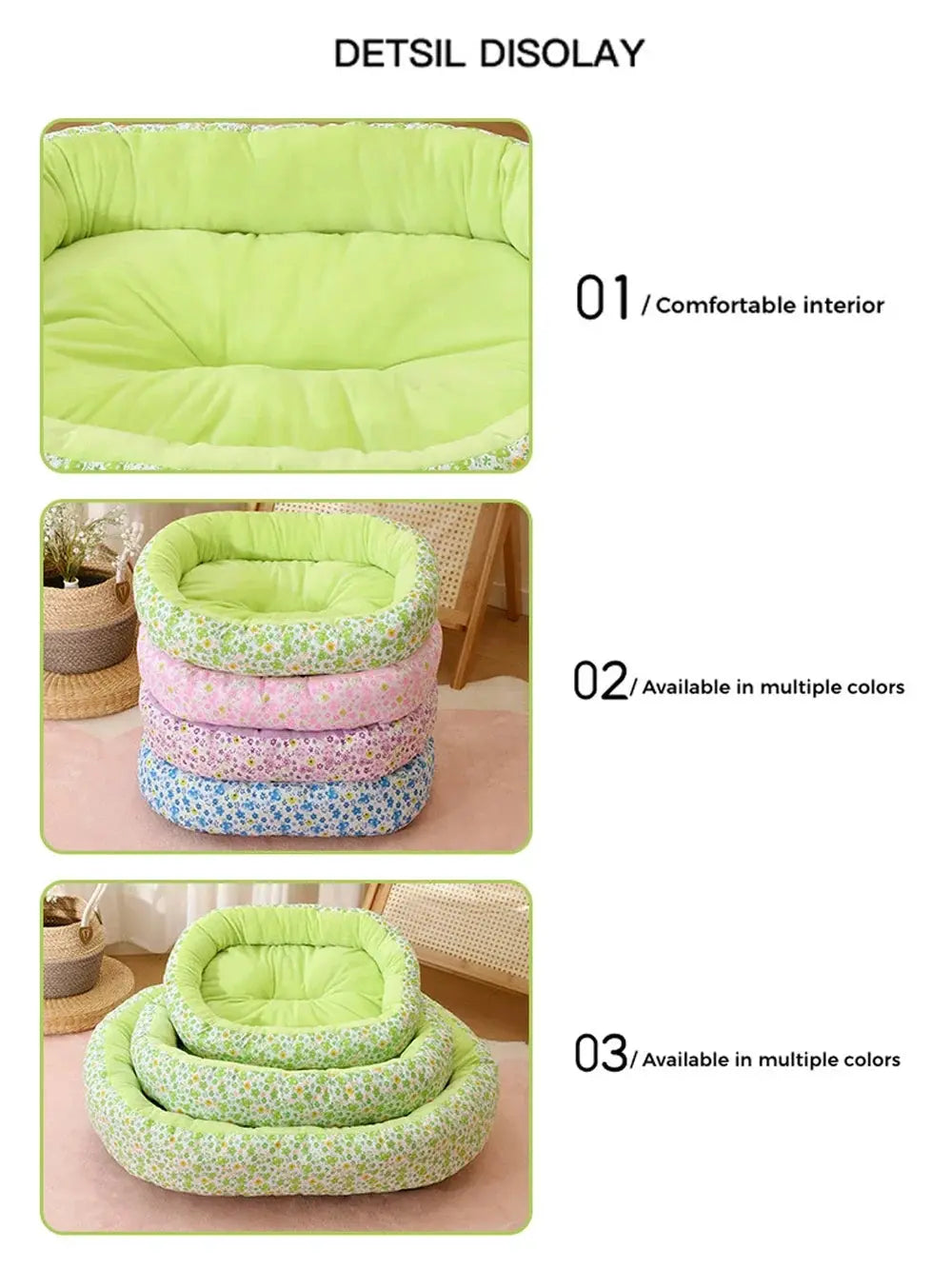 Cute Medium Dog Bed House Summer Soft Small Dog Sofa Bed Comfortable Elastic Large Cat Bed Kennel Accessories