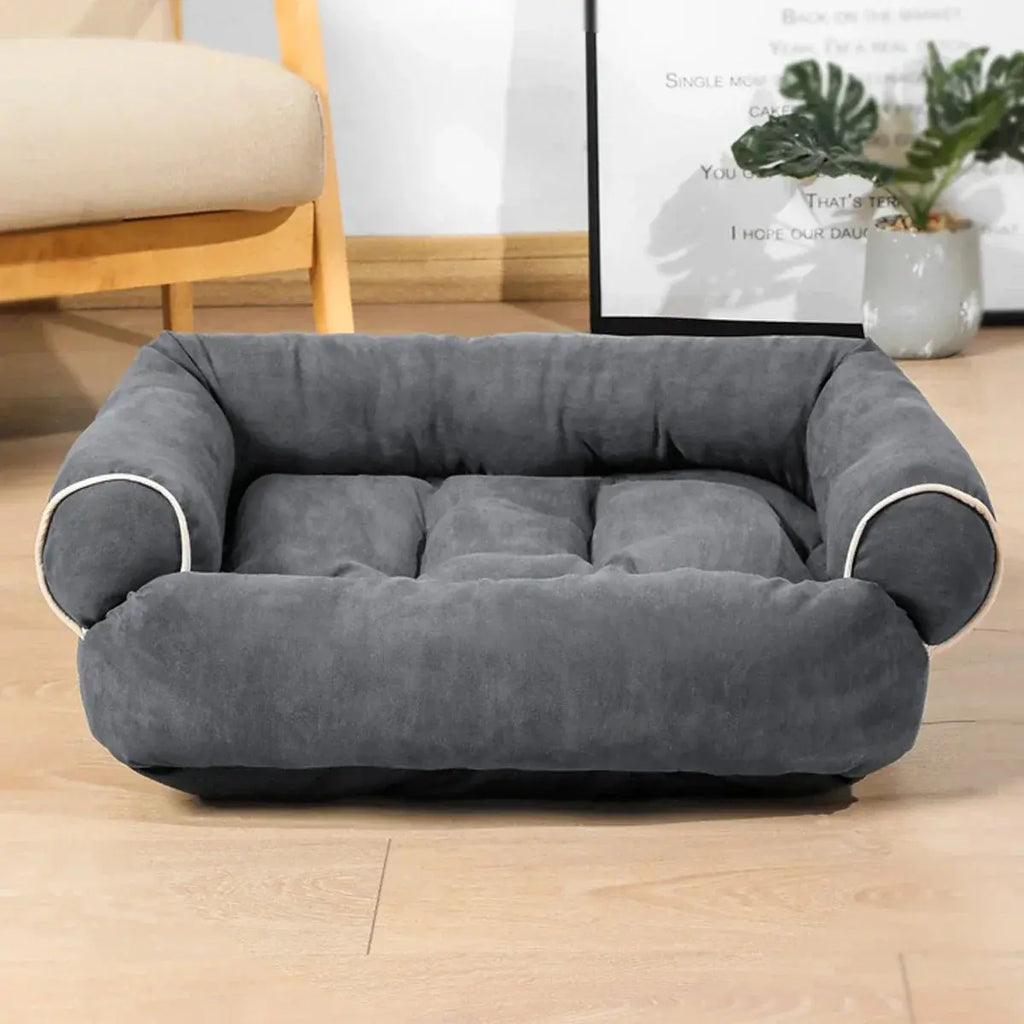 S/M/L/XL Pet Dog Bed Sofa Deep Sleep Dog House Square Thickened Warm Cat Mat Small Kennel Pet Product Breathable Blanket Winter