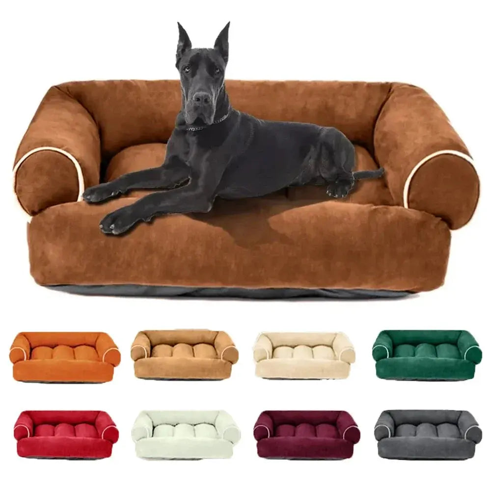 S/M/L/XL Pet Dog Bed Sofa Deep Sleep Dog House Square Thickened Warm Cat Mat Small Kennel Pet Product Breathable Blanket Winter