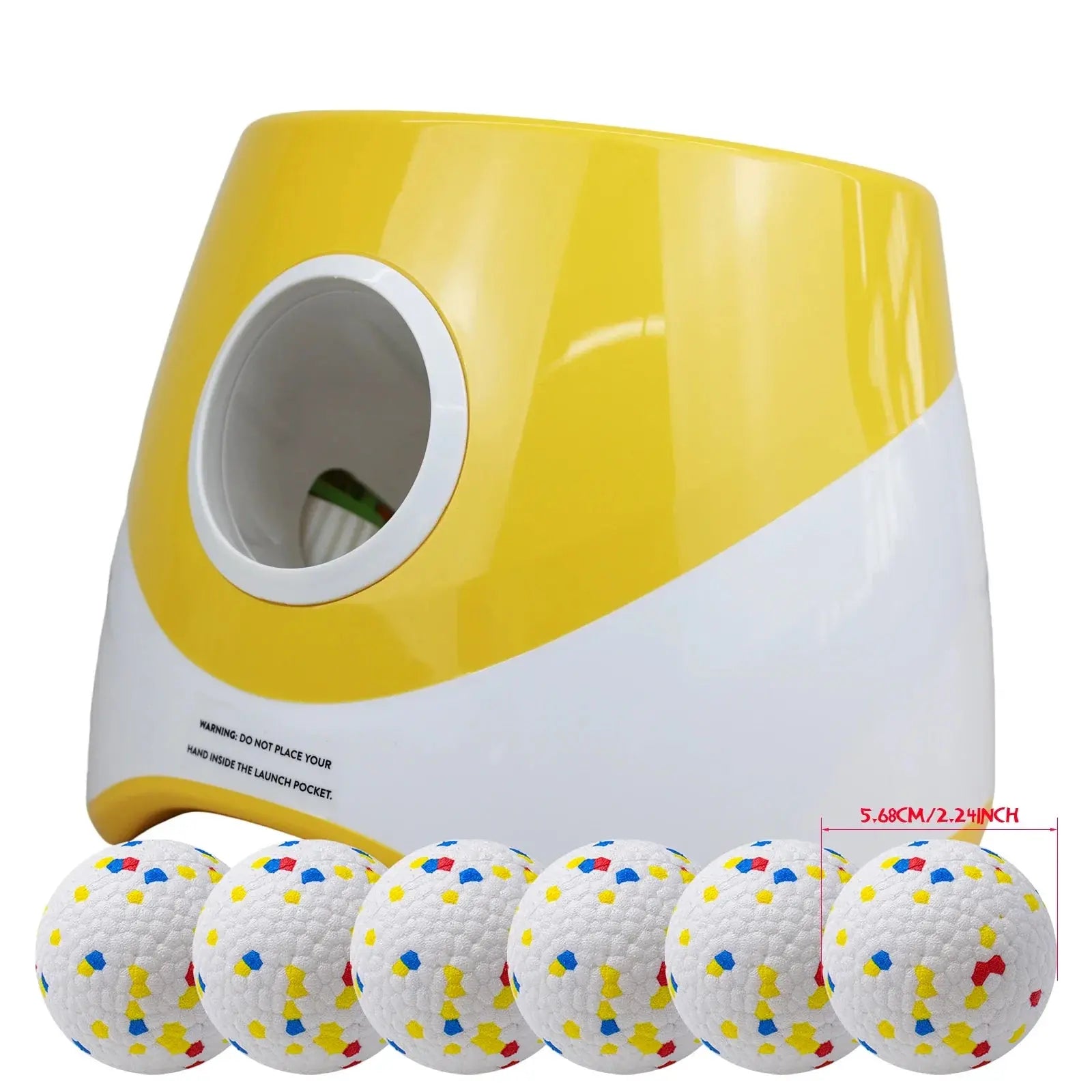Automatic Dog Tennis Ball Launcher – Rechargeable Interactive Ball Throwing Machine for Small & Medium Dogs WTN Essentials